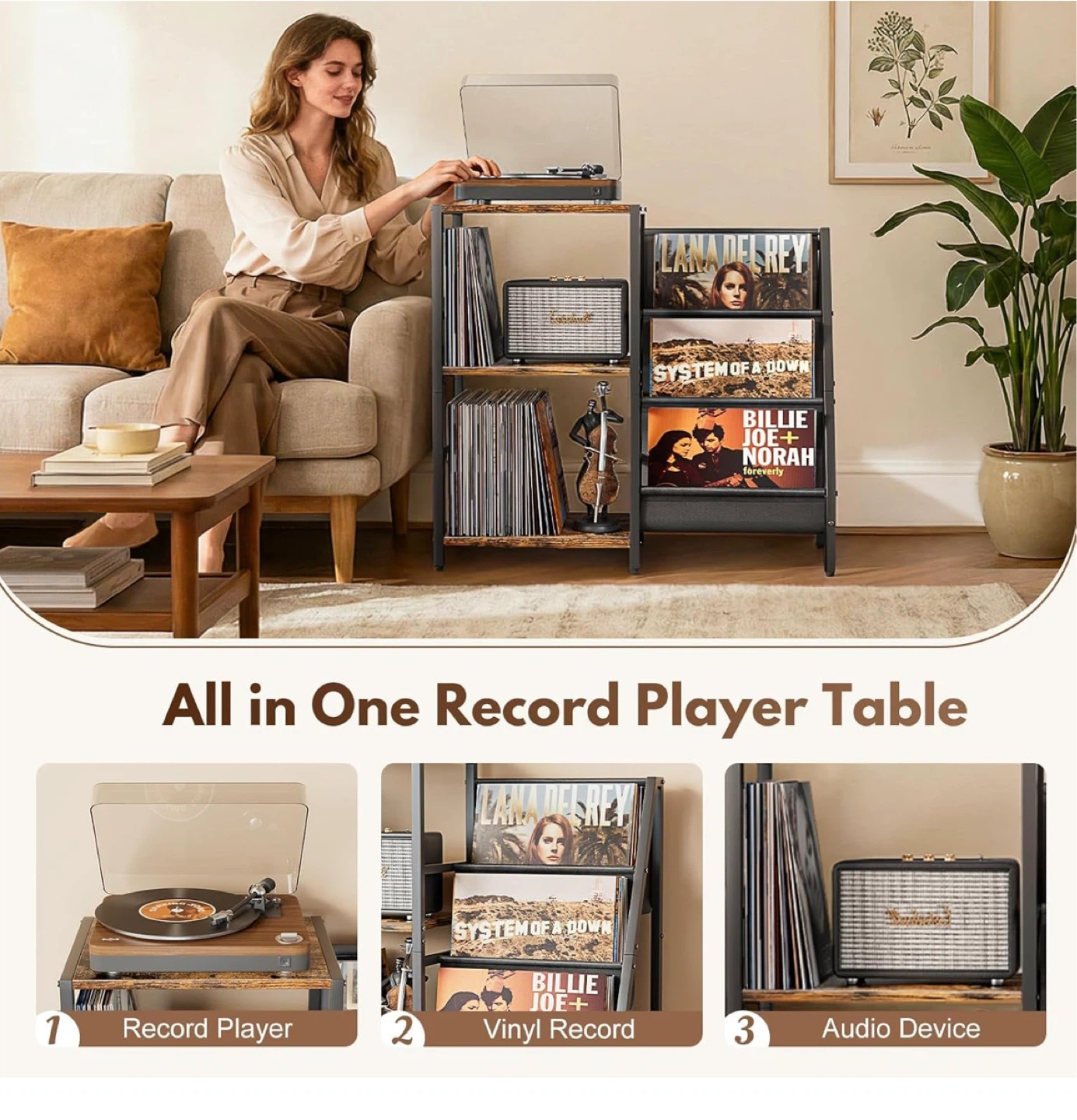 Record player stand - photo 3