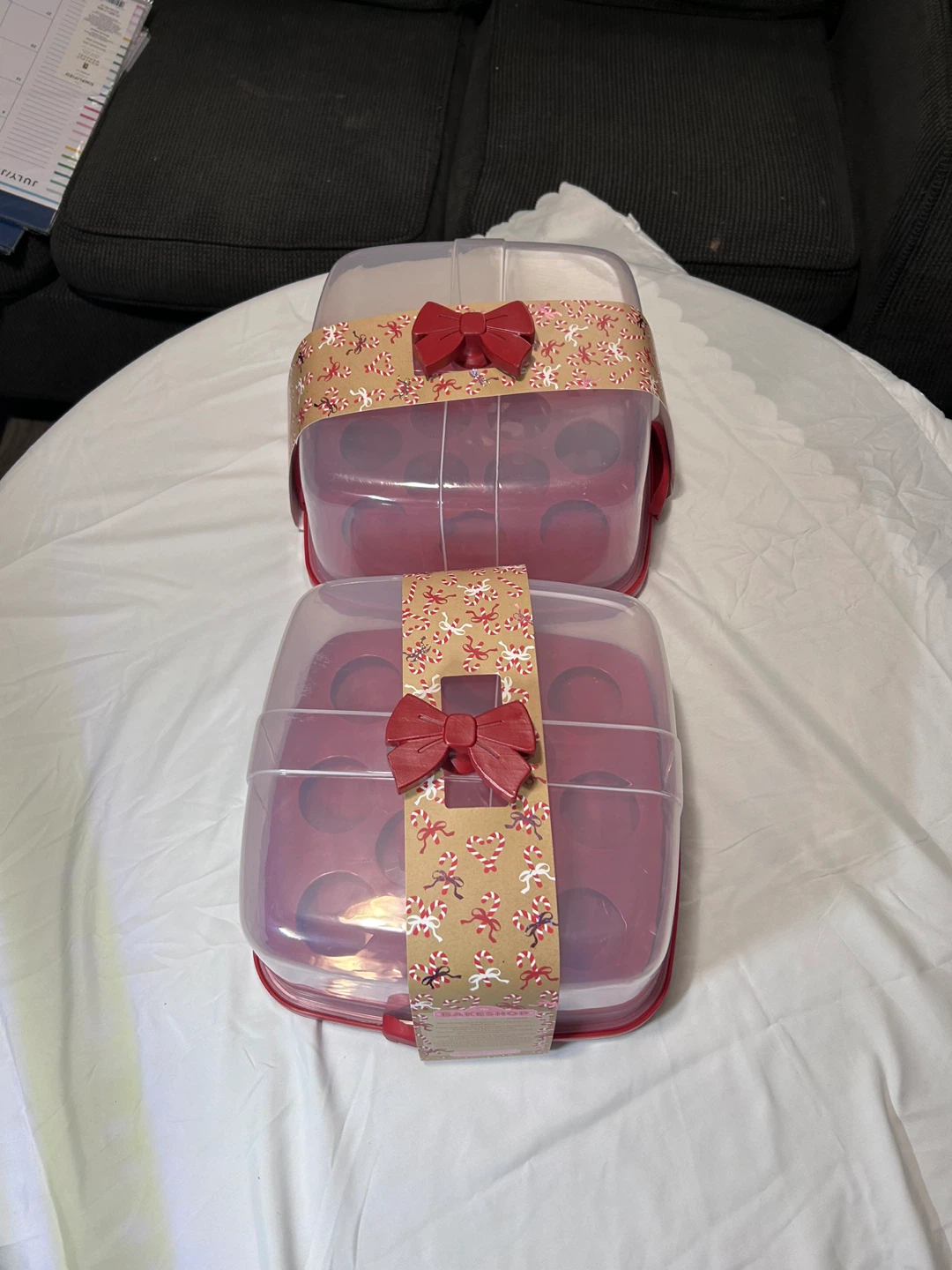 2 Cupcake Carriers - Red - photo 2