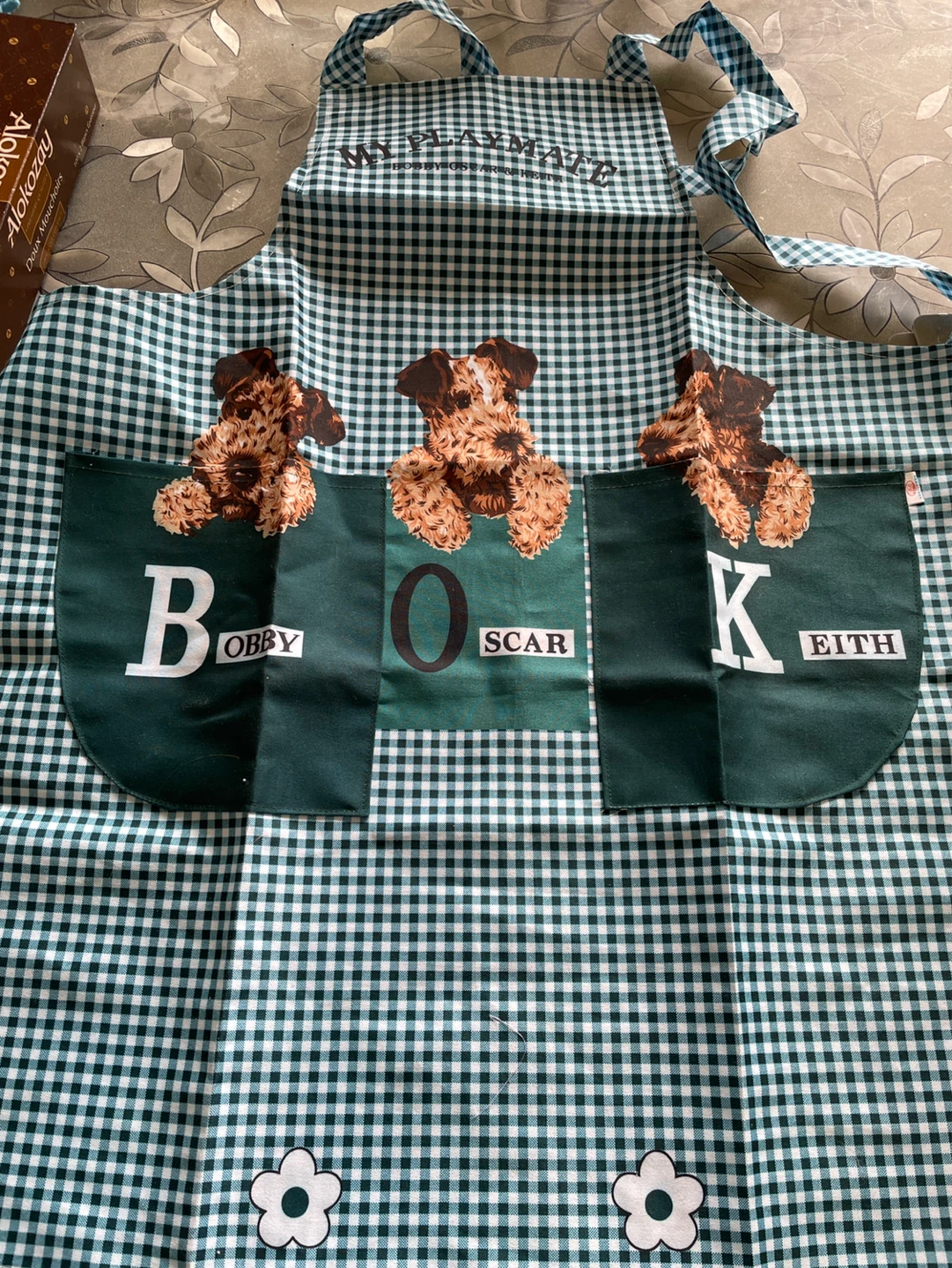 New Dog Print Apron with Pockets - photo 2