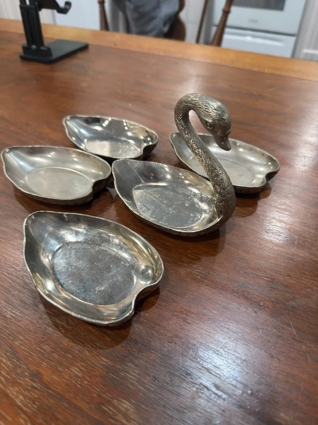 Silver Swan Serving Dish Set - photo 3