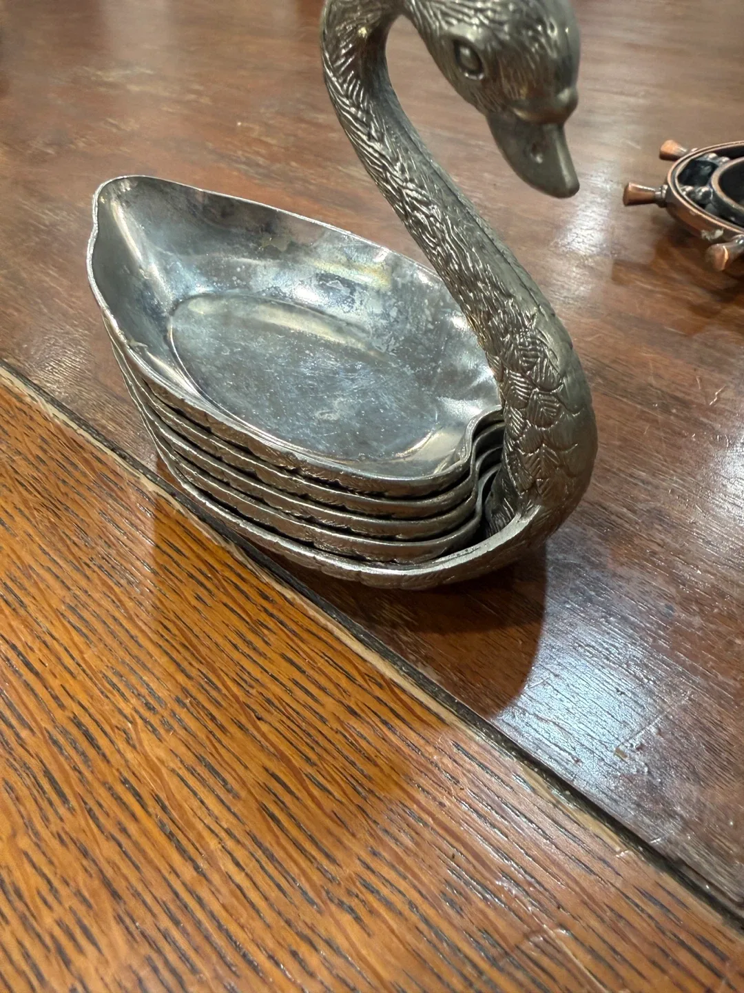 Silver Swan Serving Dish Set - photo 2