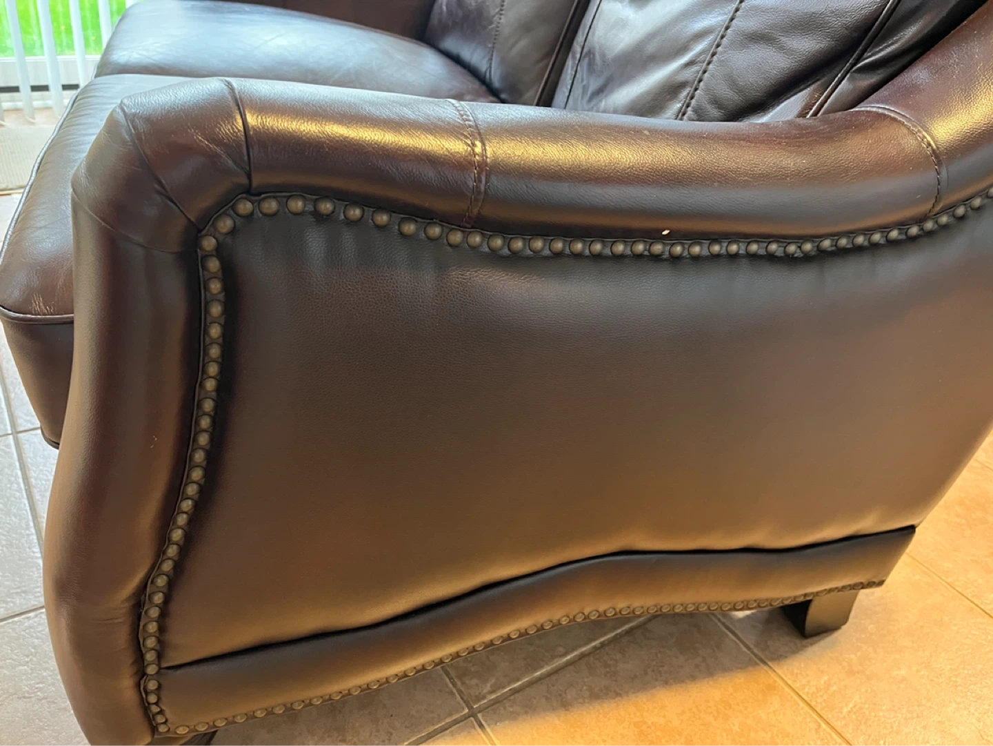 Brown Leather Loveseat for Sale - photo 4