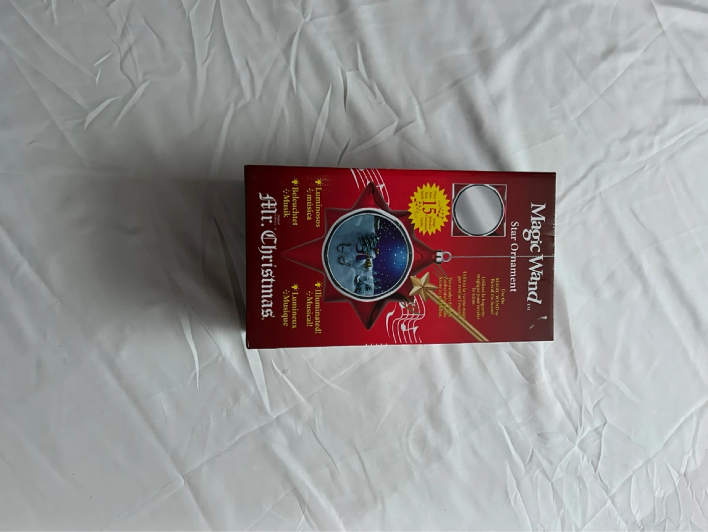 Mr. Christmas Magic Wand Star Ornament