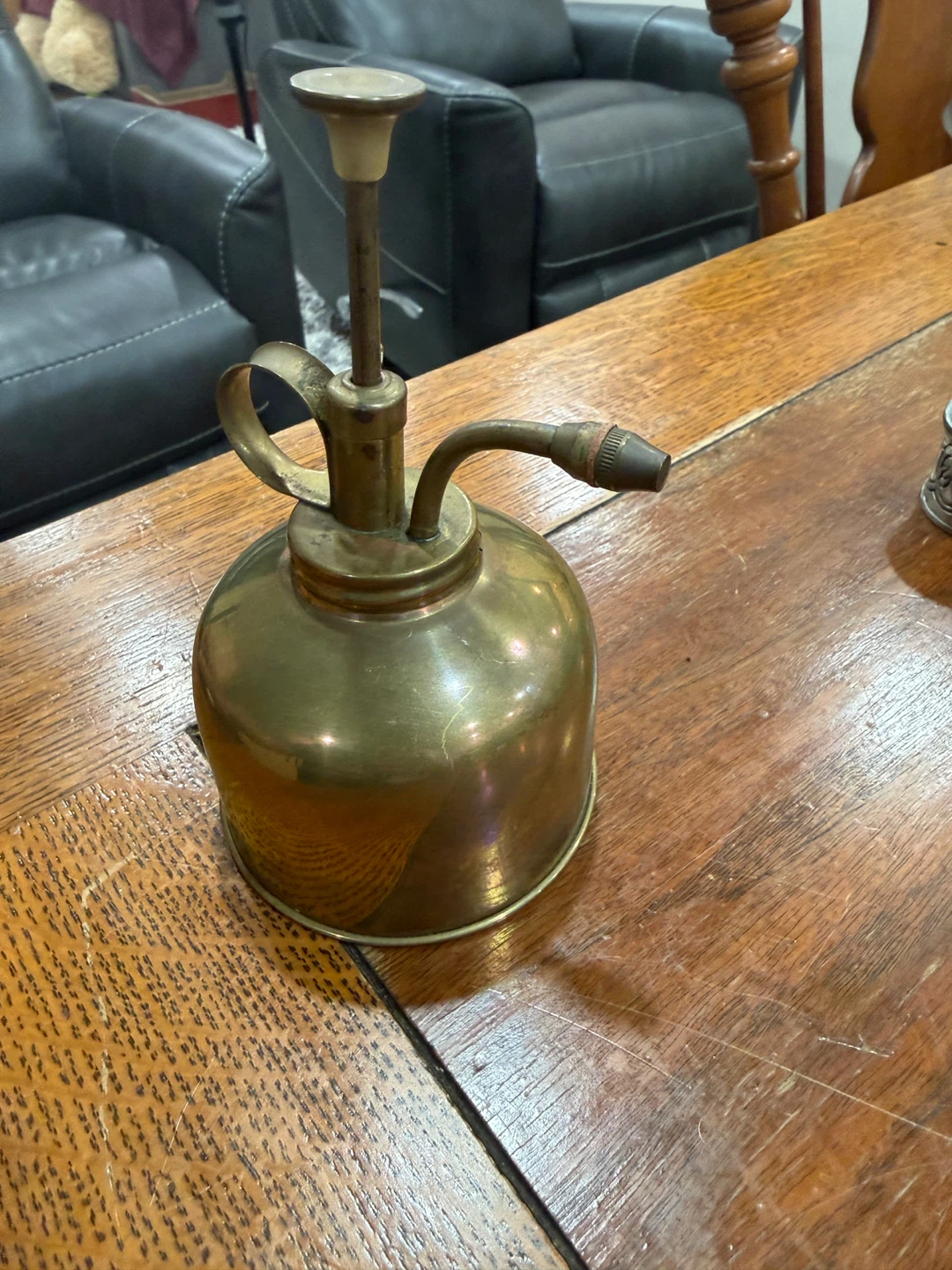 Vintage Brass Oil Lamp/Sprayer