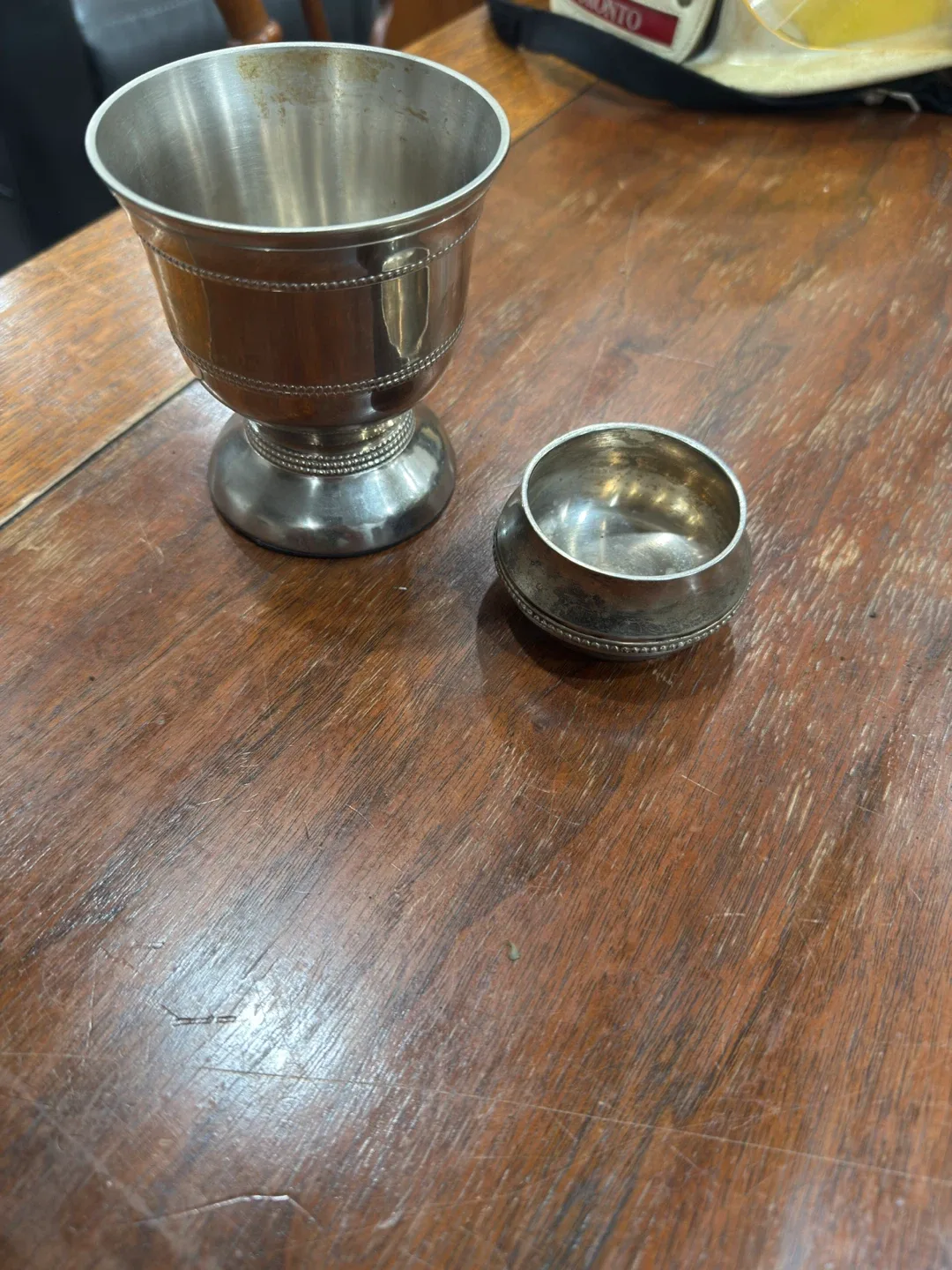 Silver Footed Bowl and Lid - photo 2