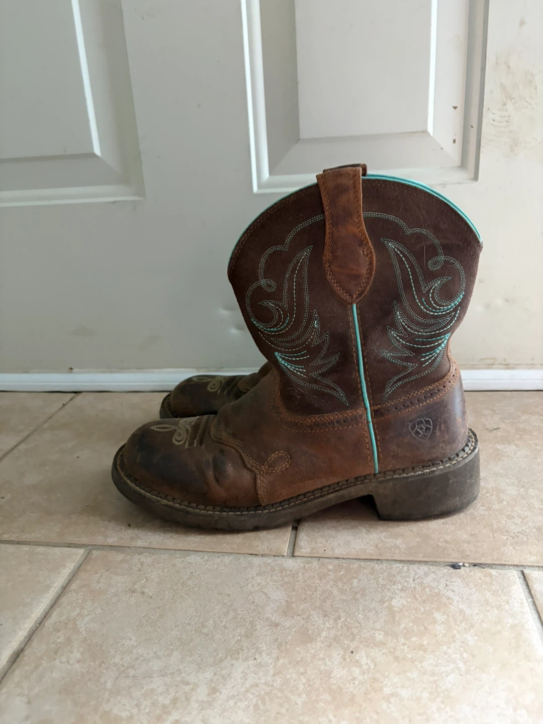 Ariat Brown Leather Western Boots - photo 3