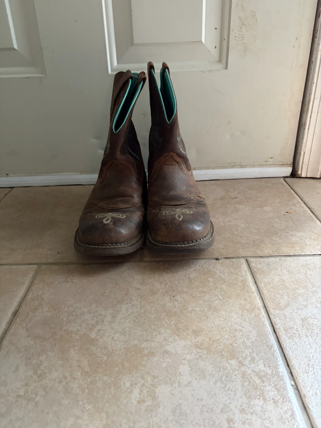 Ariat Brown Leather Western Boots - photo 2