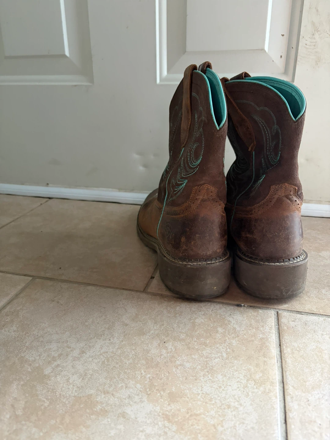 Ariat Brown Leather Western Boots - photo 5