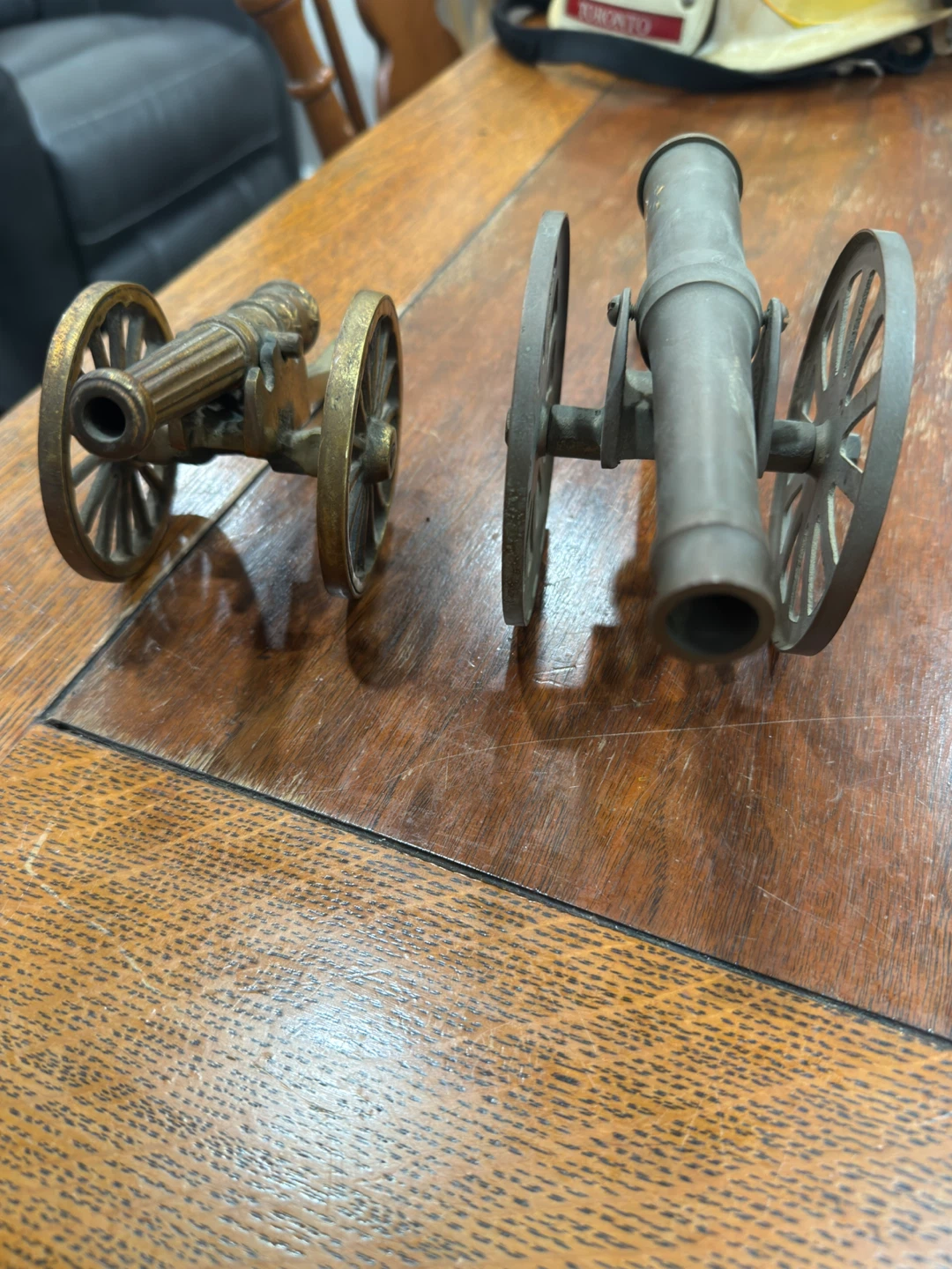 Two Decorative Miniature Cannons - photo 2