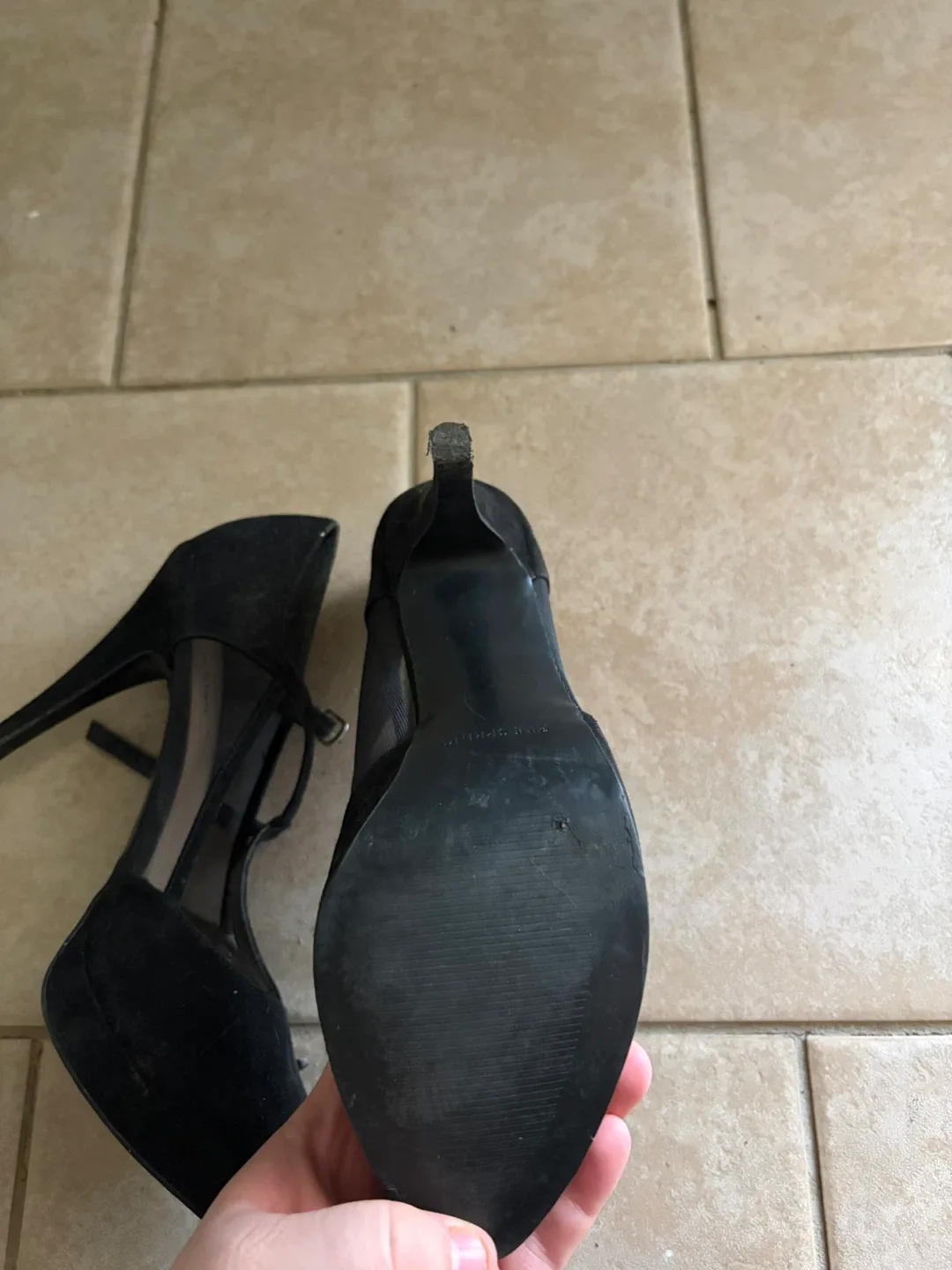 Call It Spring Black Suede Heels - photo 5