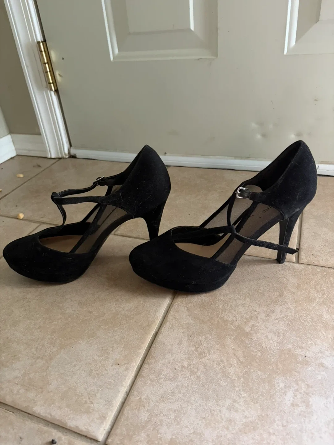 Call It Spring Black Suede Heels - photo 3