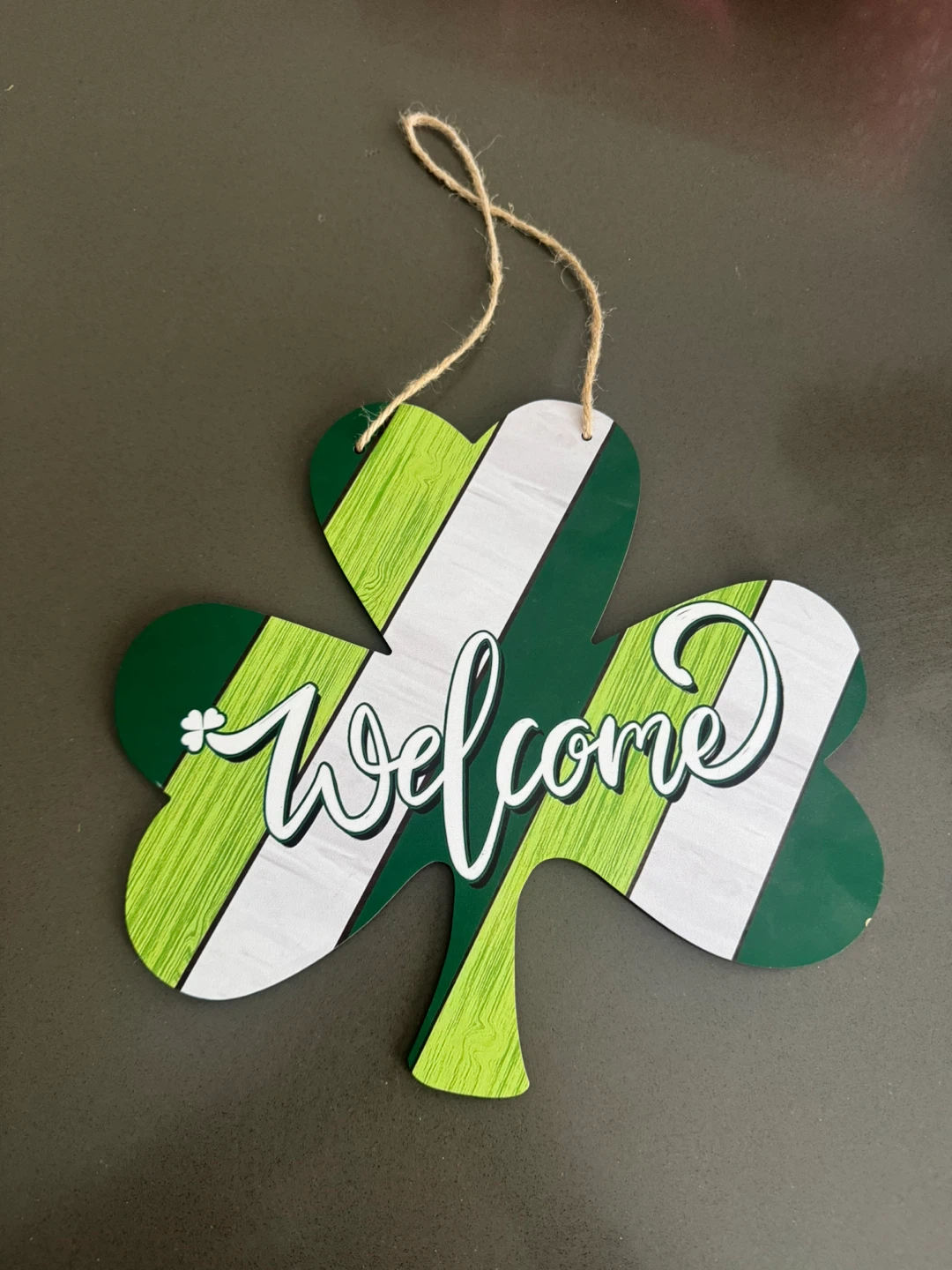 Shamrock Welcome Sign