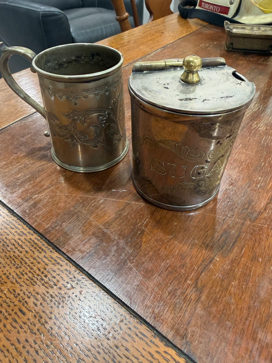 Vintage Silver-Plated Tea Set Pieces