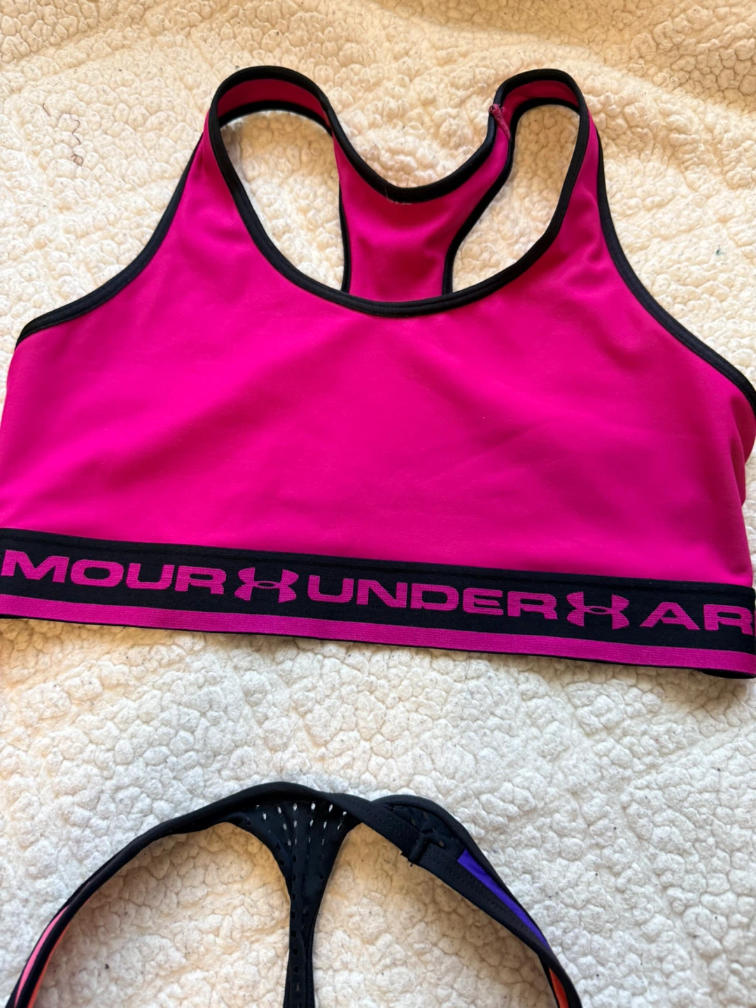 Bundle of  6 sports  Bras - Nike, UA,Puma, The North Face - photo 4