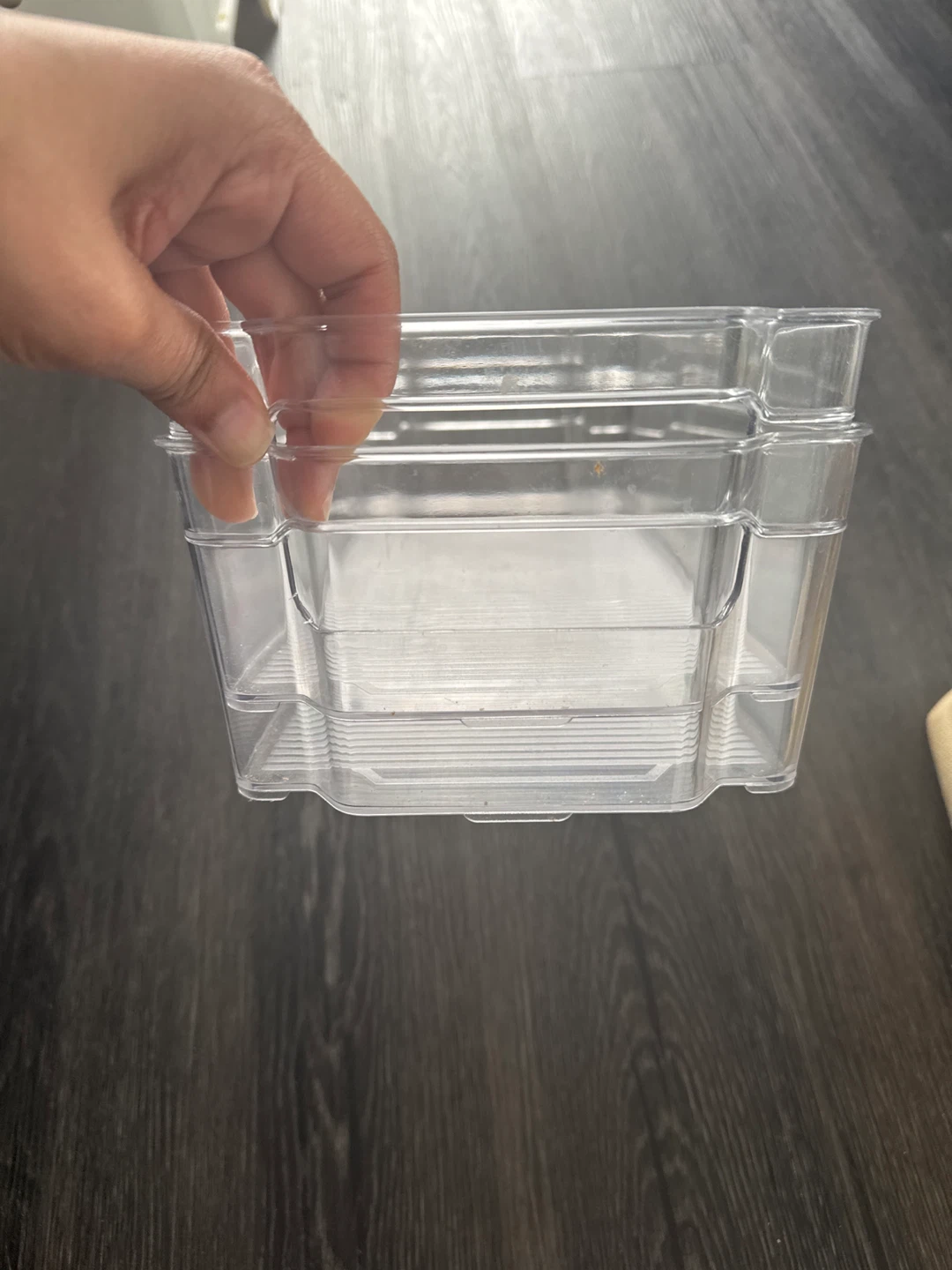 Clear Plastic Storage Organizer Tray - photo 2