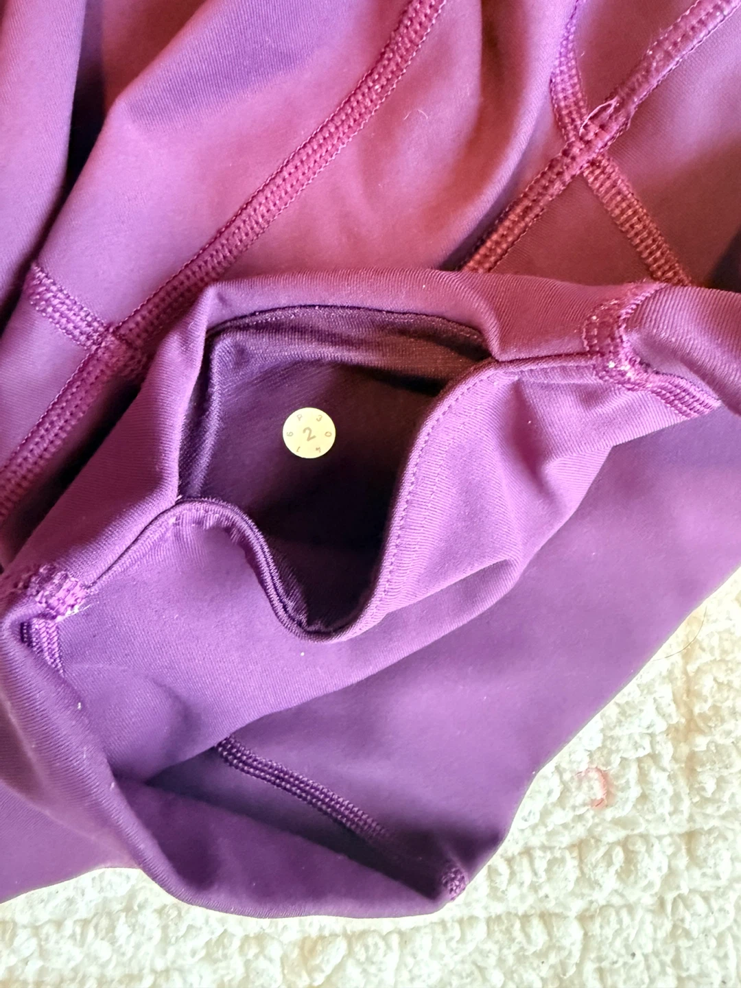 Lululemon Purple Leggings Size 2 - photo 3