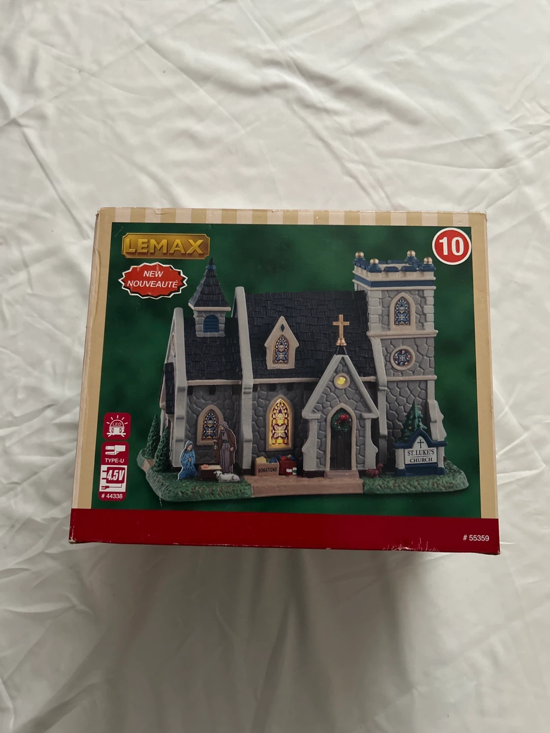Lemax St. Luke's Church Christmas Village Building