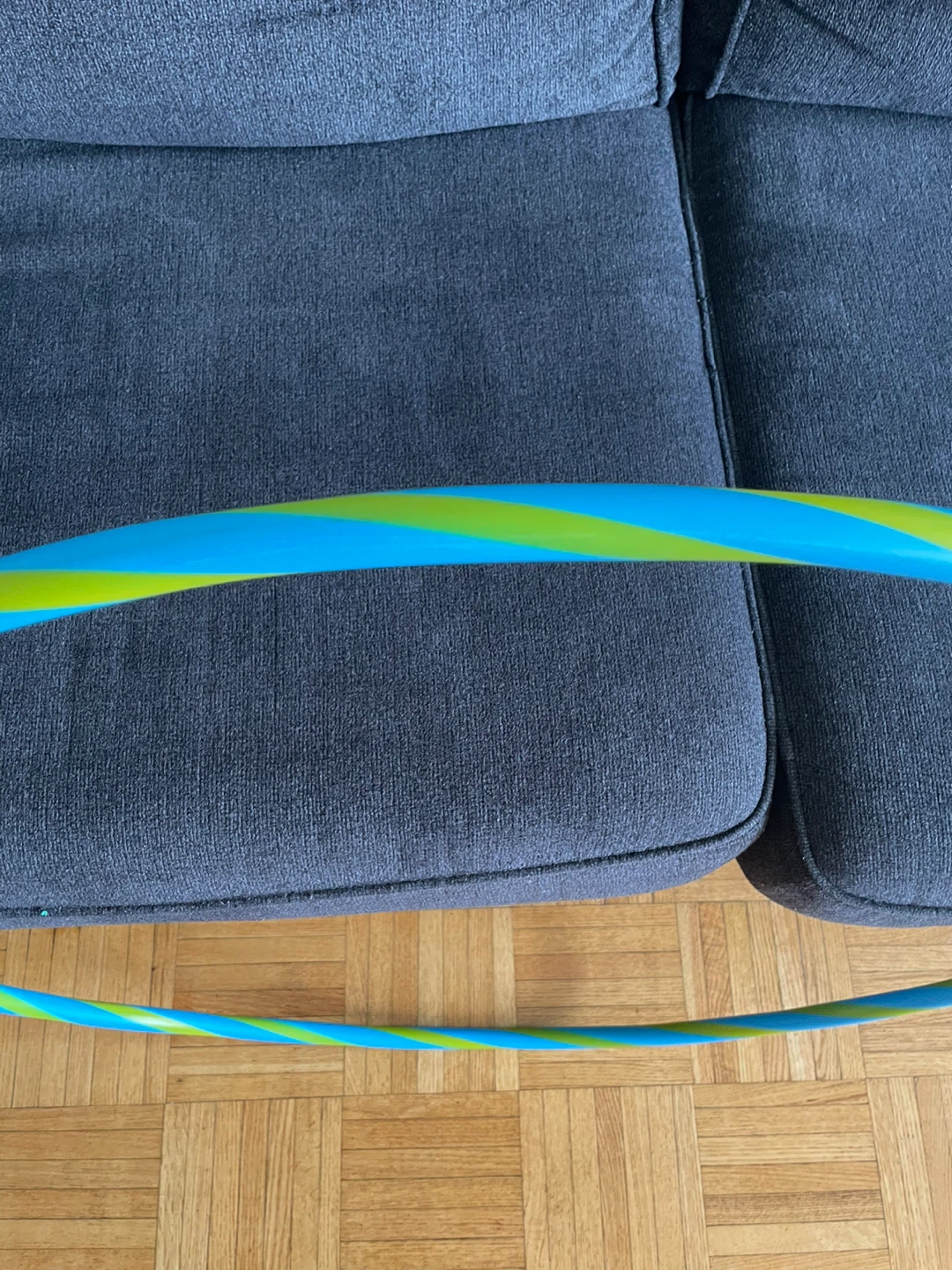 Blue and Green Hula Hoop