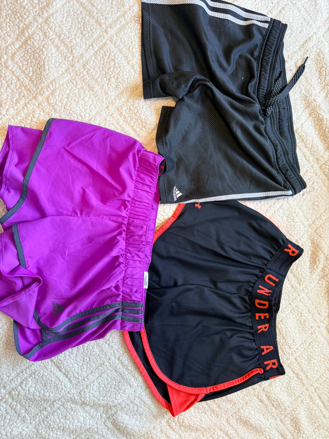 Adidas & Under Armour Women's Athletic Shorts Bundle