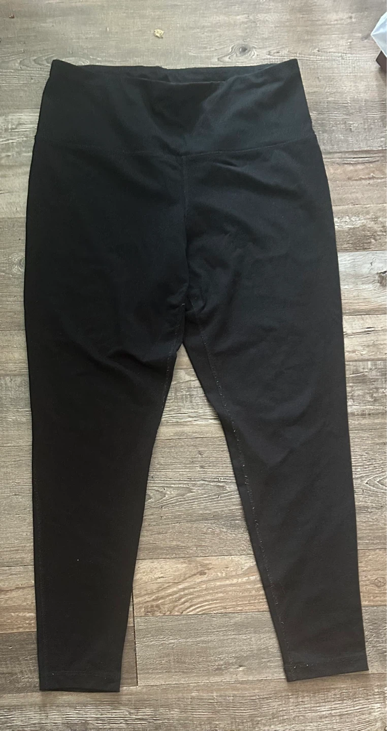 Athletic Works Black Leggings XL/TG