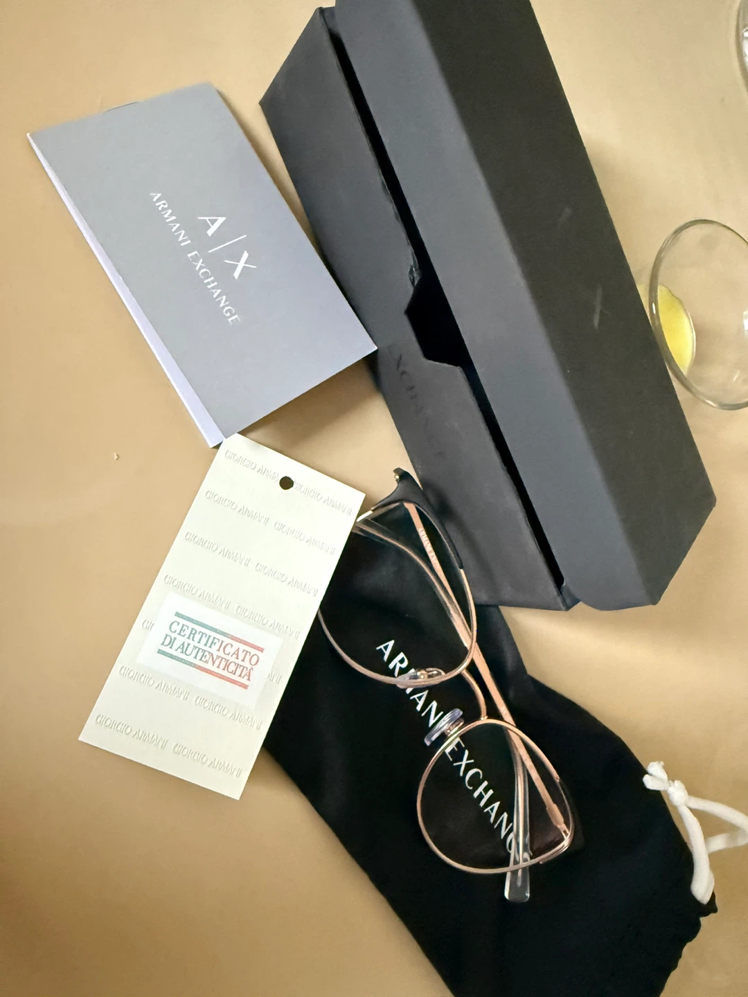 Armani Exchange Rose Gold Eyeglasses - photo 2