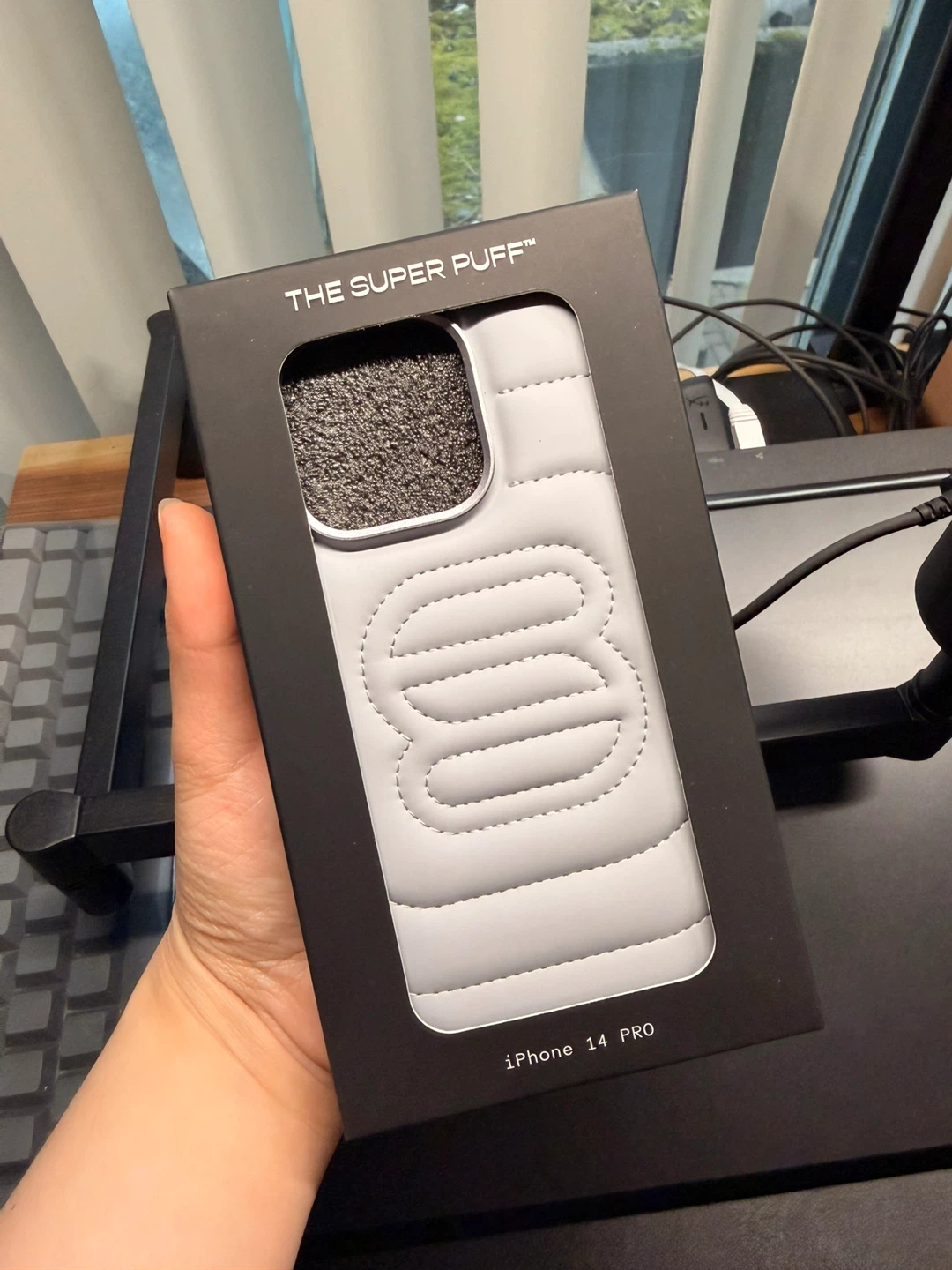 The Super Puff Hard Silicone Case for iPhone 14 Pro