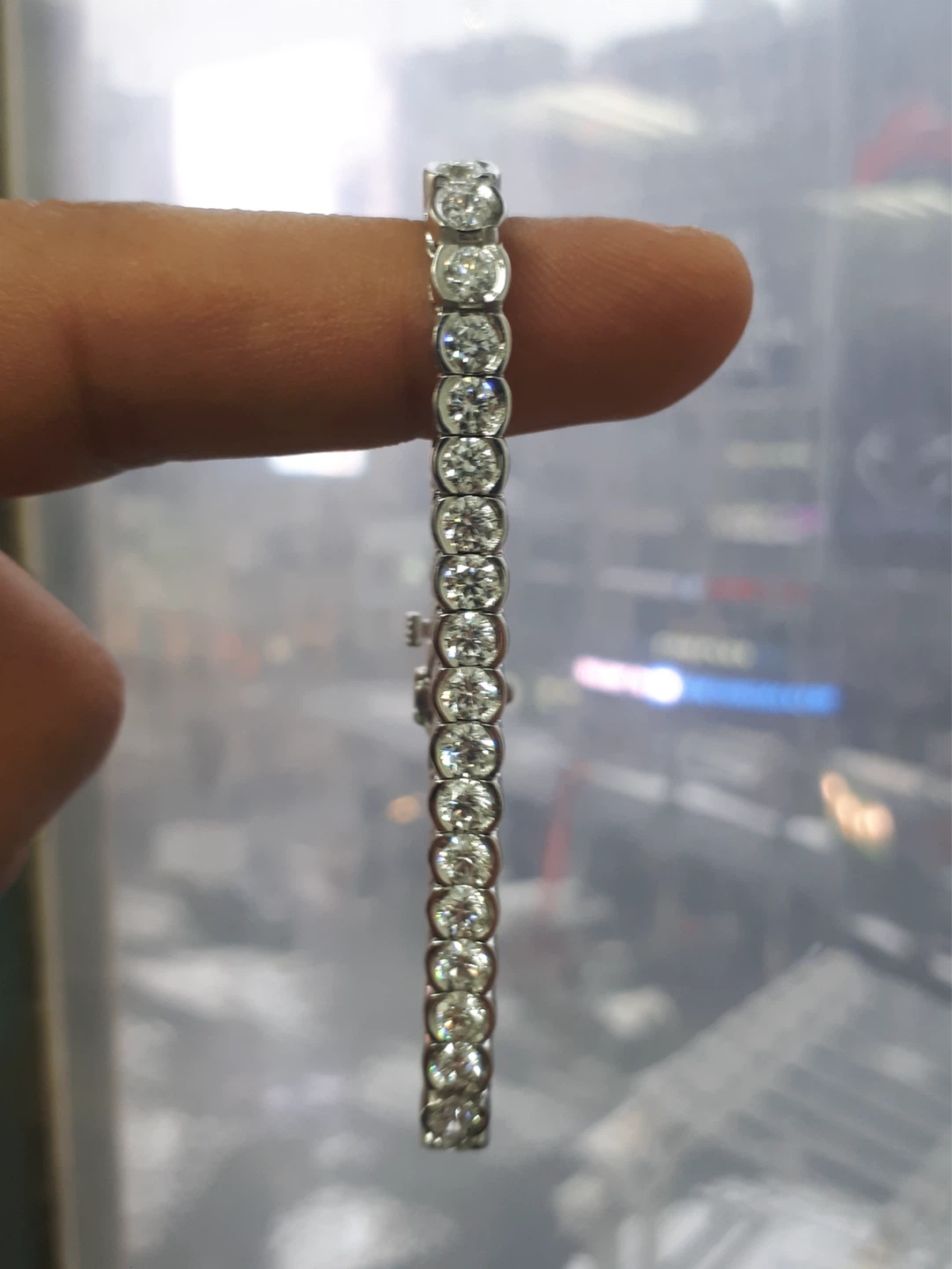14K Gold Diamond Tennis Bracelet - photo 3
