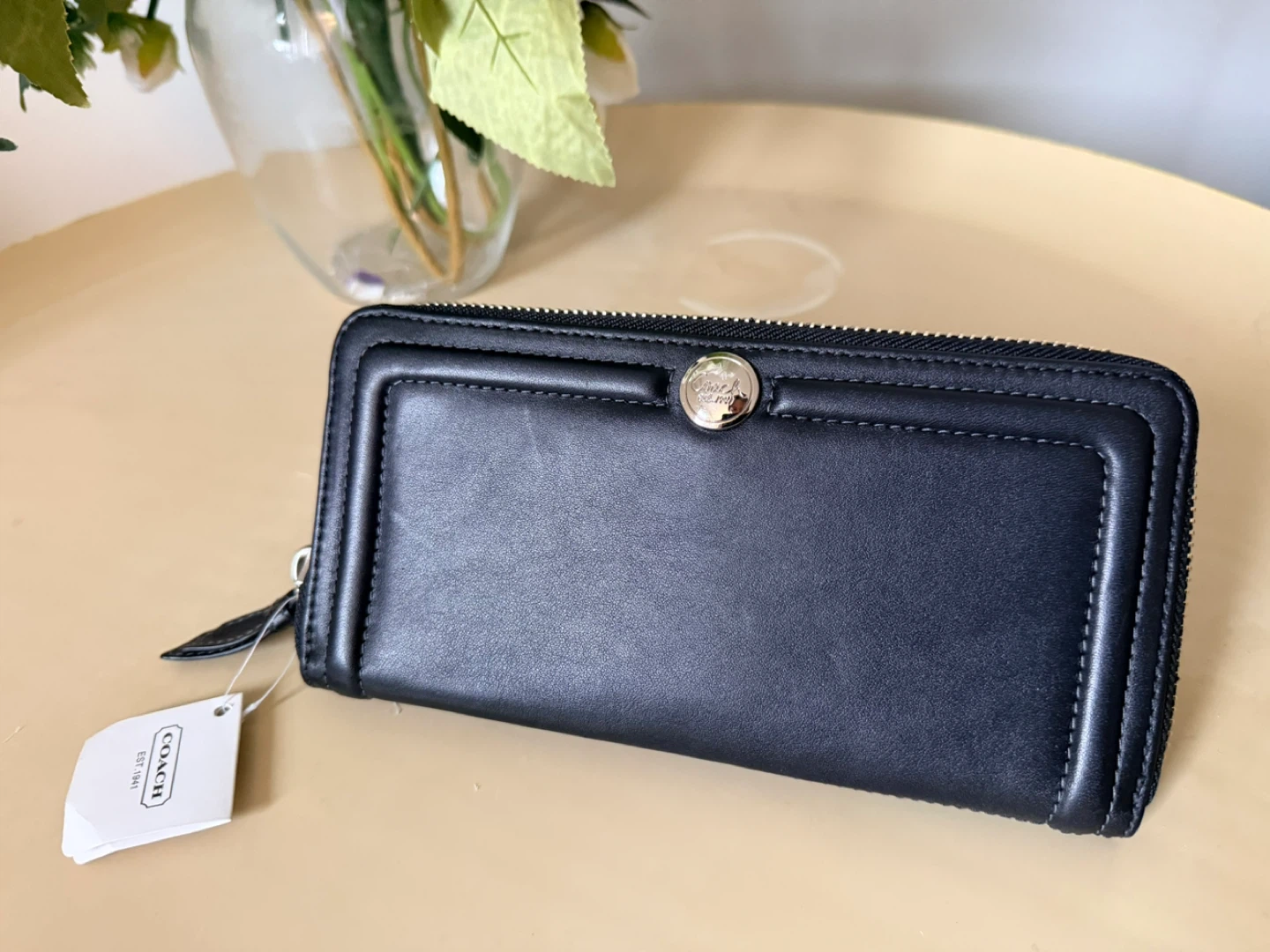 Brand New Coach Zip Around Wallet