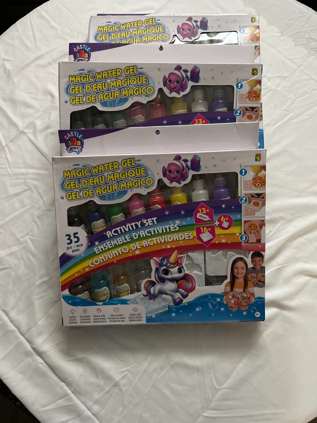 Castle Craft Magic Water Gel Activity Set - 35 pcs