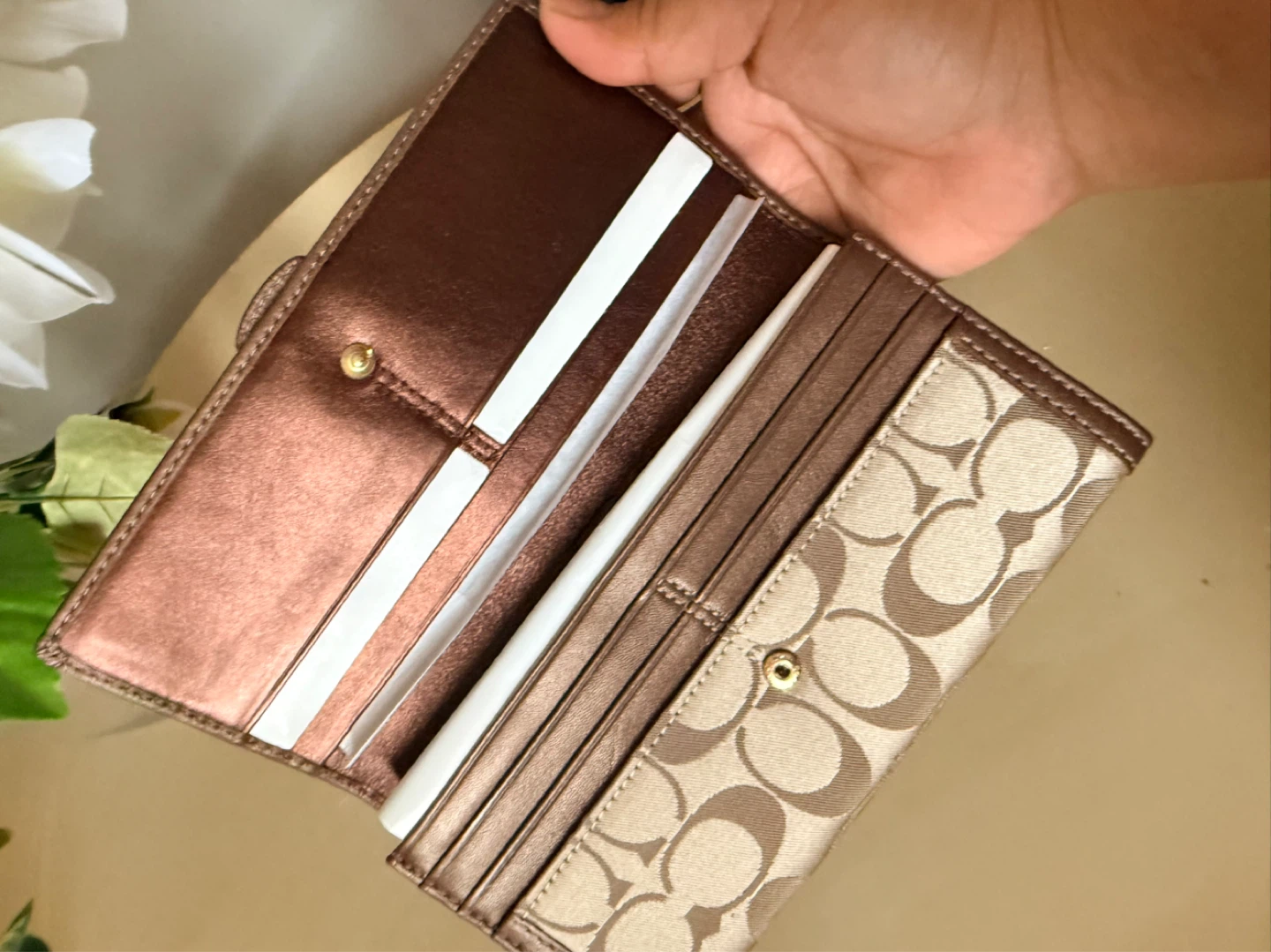 Brand New Coach Signature C Wallet - photo 3