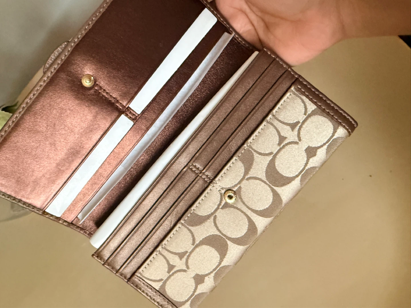 Brand New Coach Signature C Wallet - photo 2