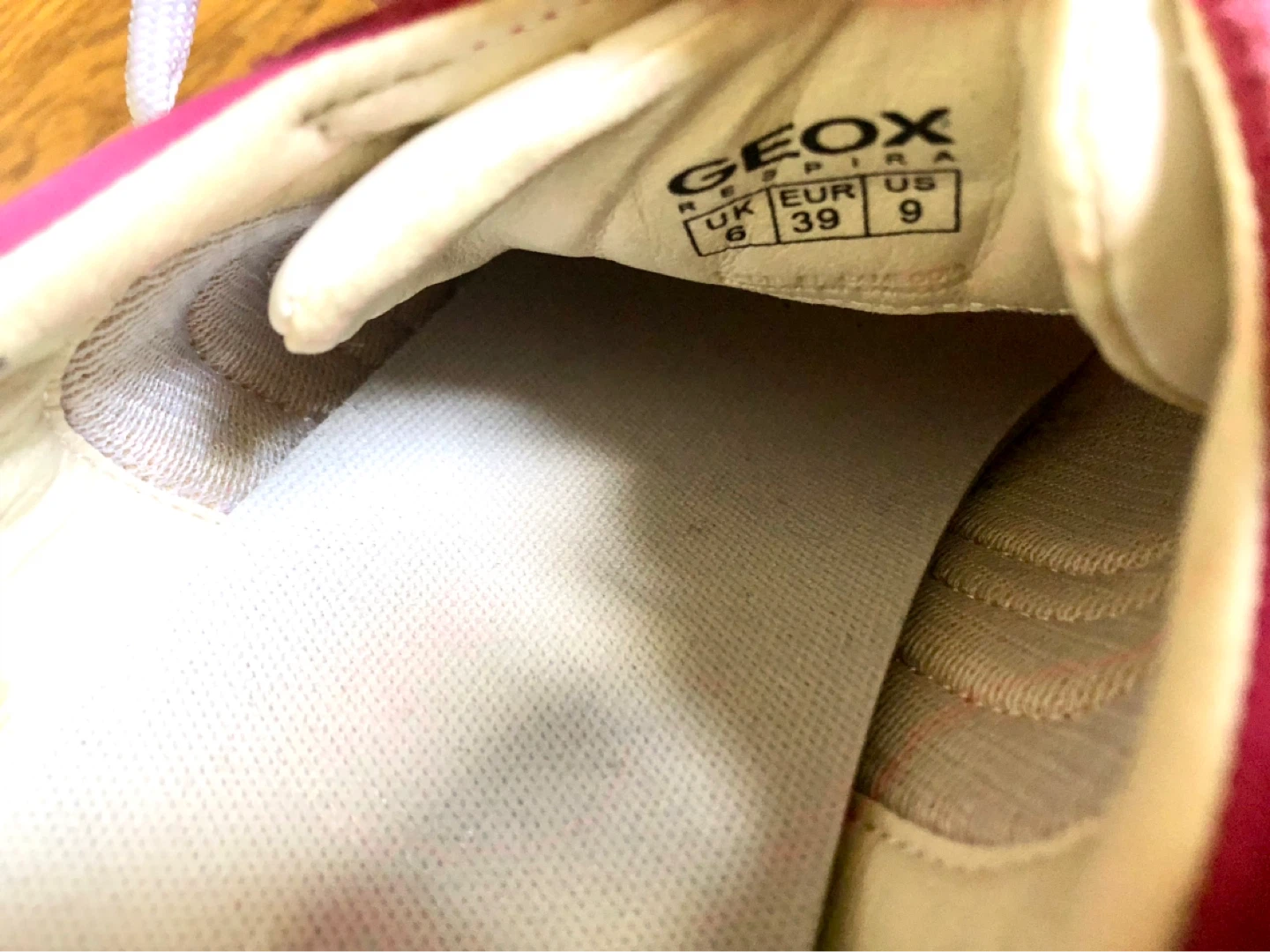 Geox Pink Suede and Mesh Sneakers - Women's Size 9 - photo 4