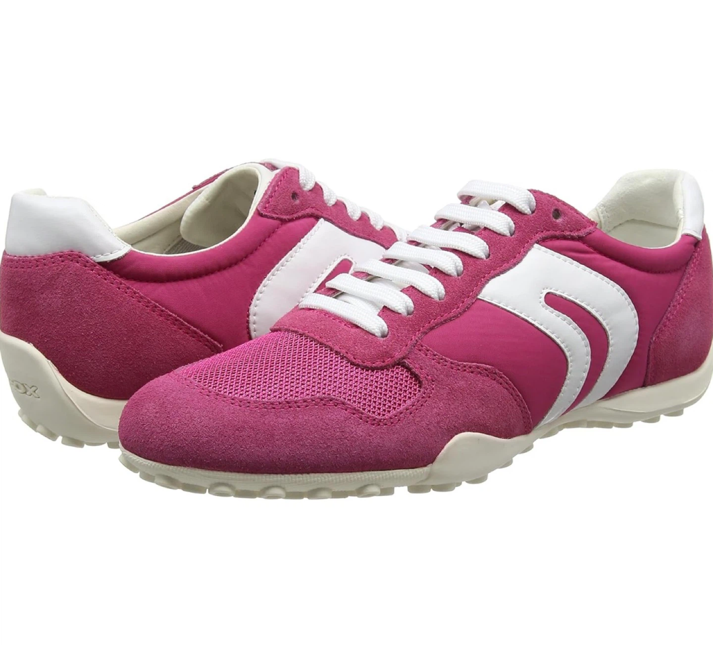 Geox Pink Suede and Mesh Sneakers - Women's Size 9 - photo 5