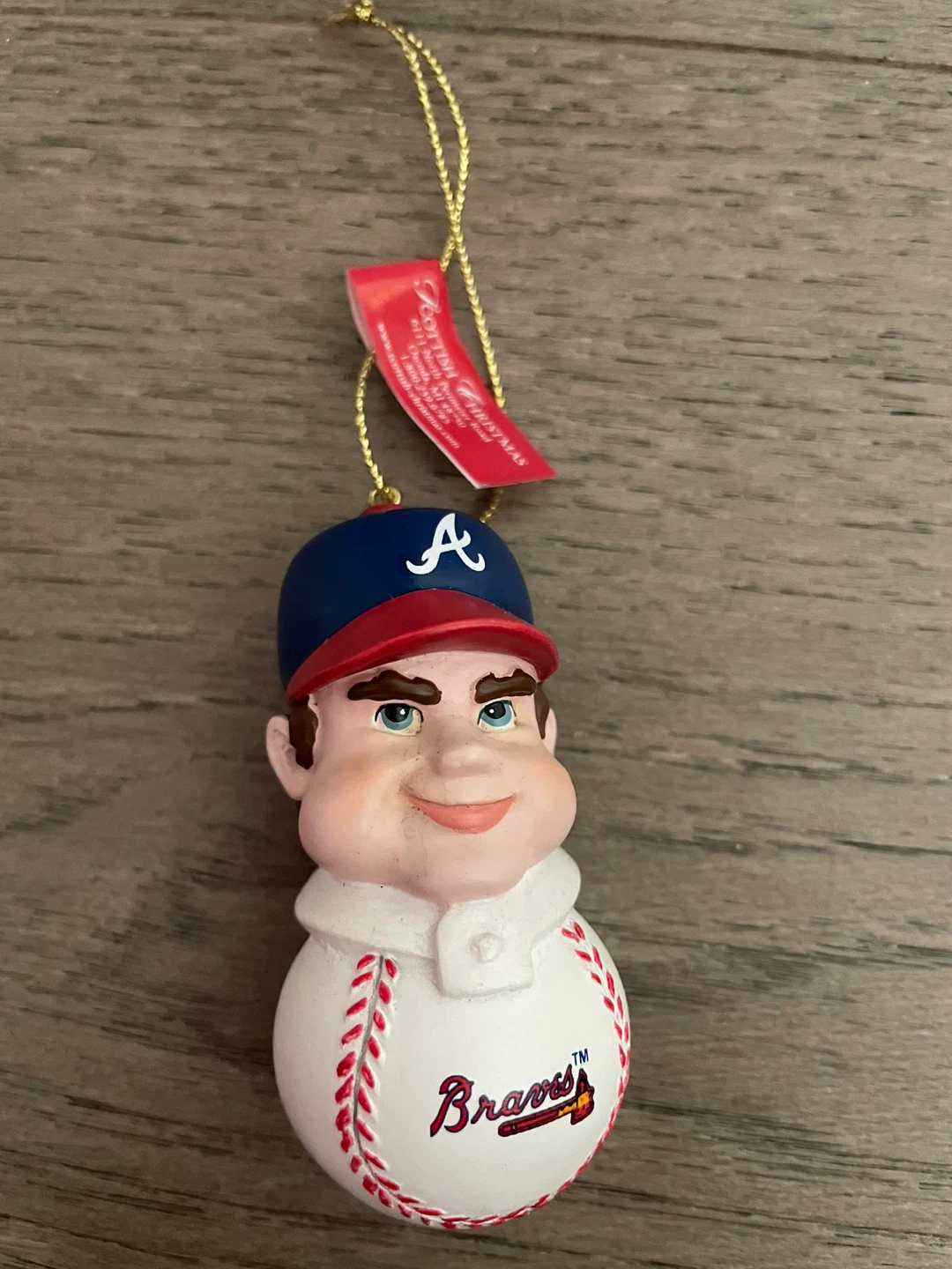 NEW! Atlanta Braves Baseball Ornament
