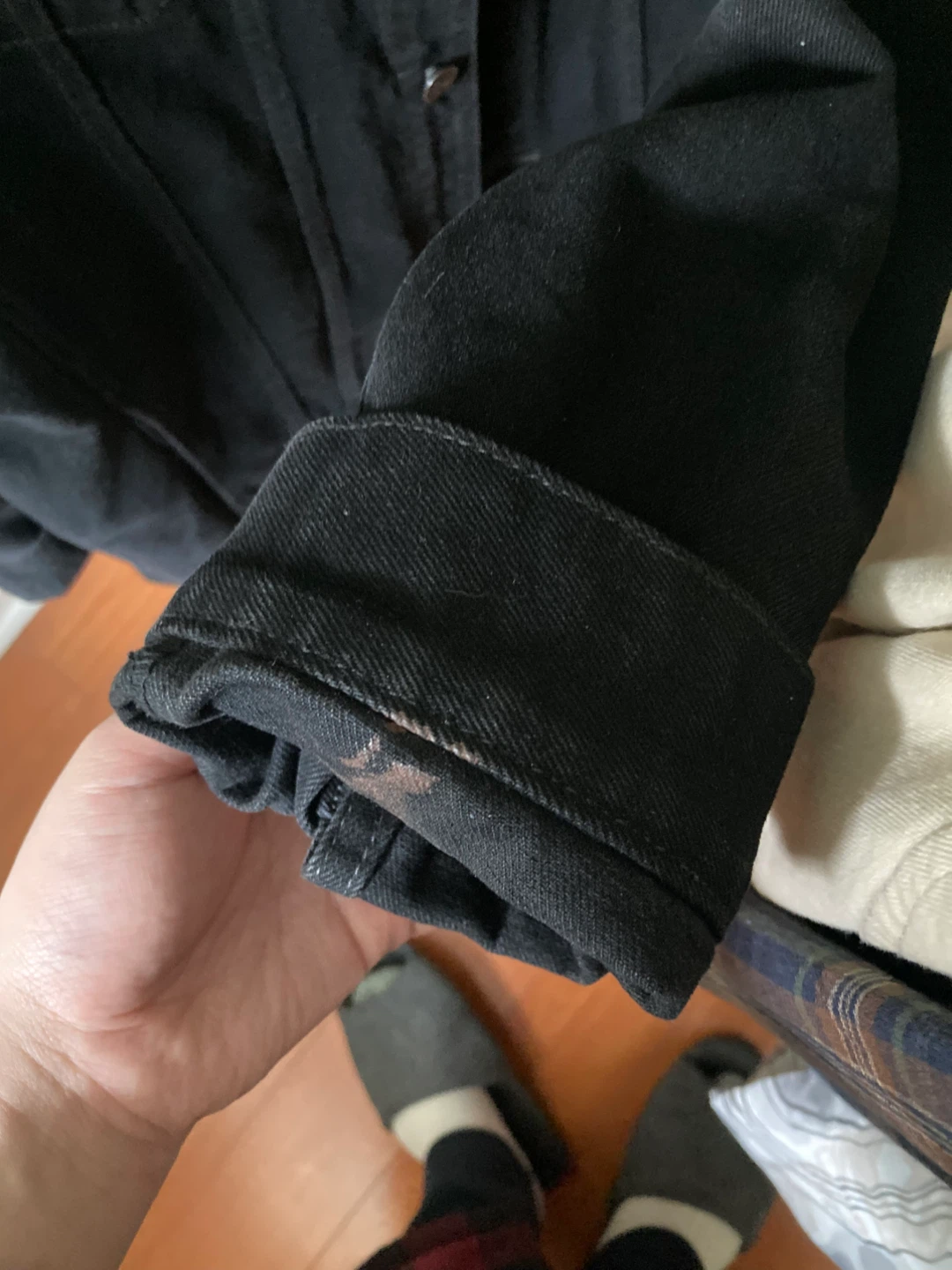 Black Denim Jacket - photo 2