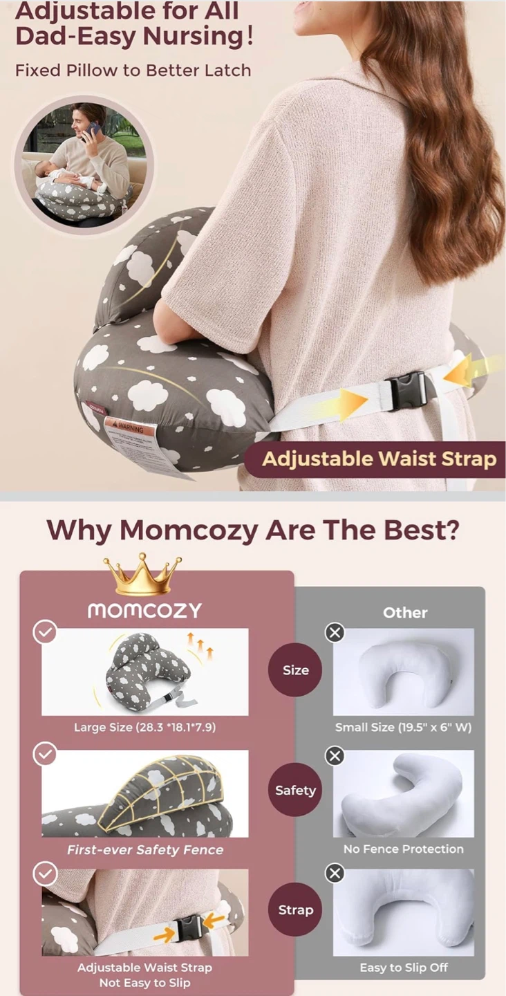 Momcozy Nursing Pillow for Breastfeeding - photo 2
