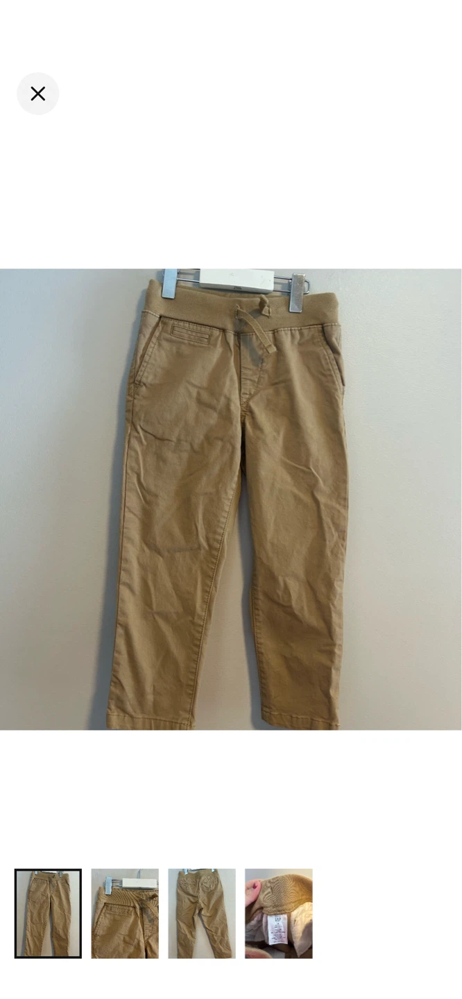 Baby Gap Khaki Jogger Pants - Size 12 Months