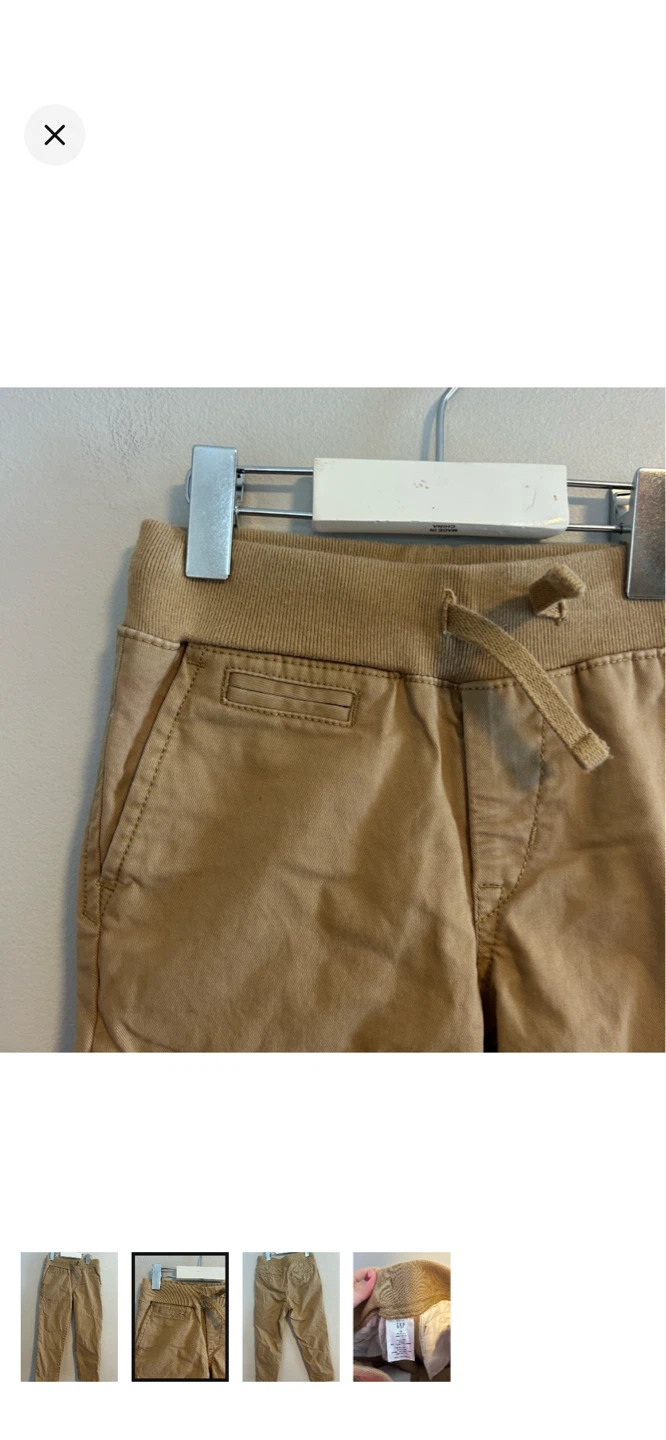 Baby Gap Khaki Jogger Pants - Size 12 Months - photo 2