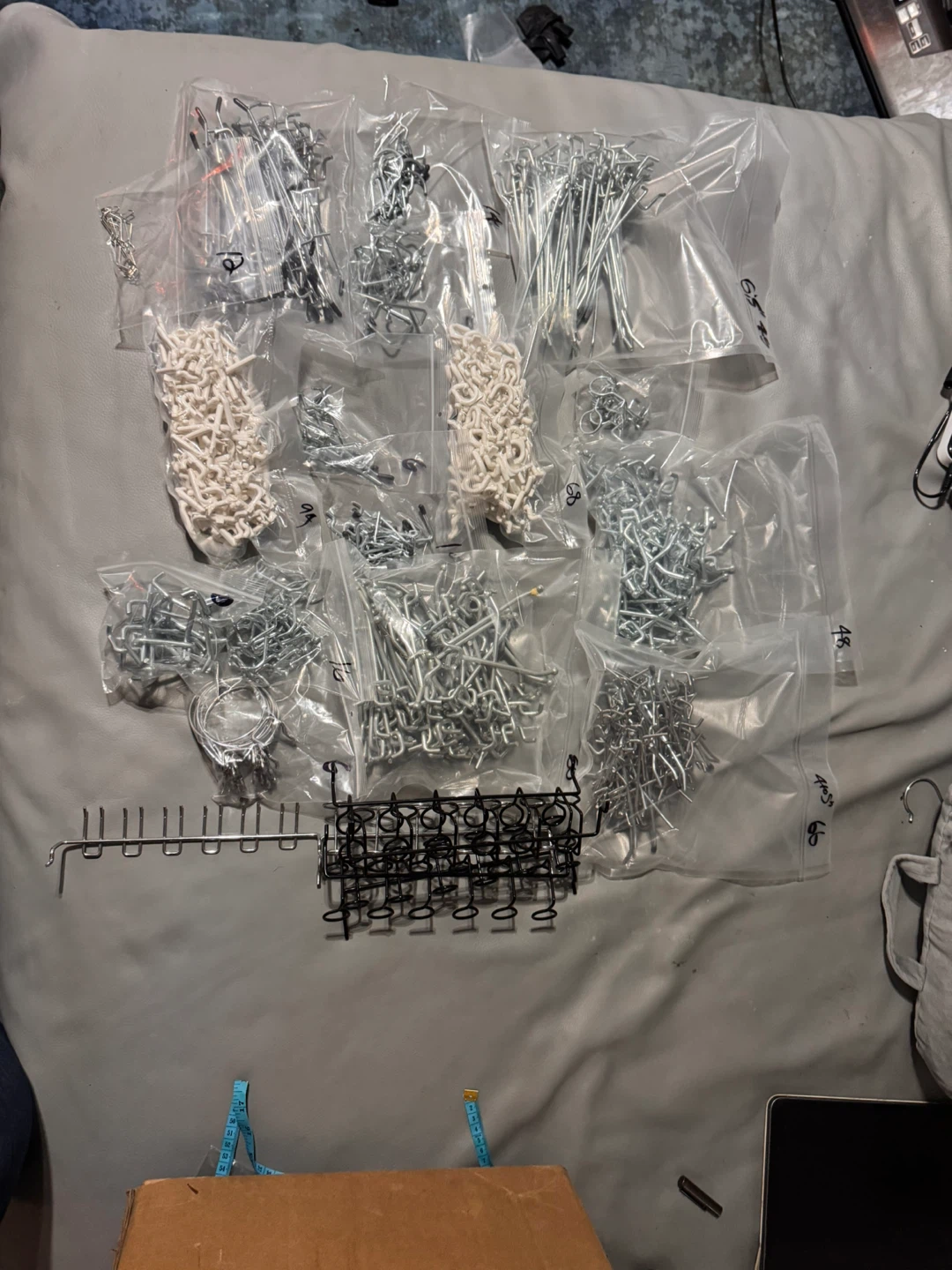 Pegboard Hooks and Accessories Assortment