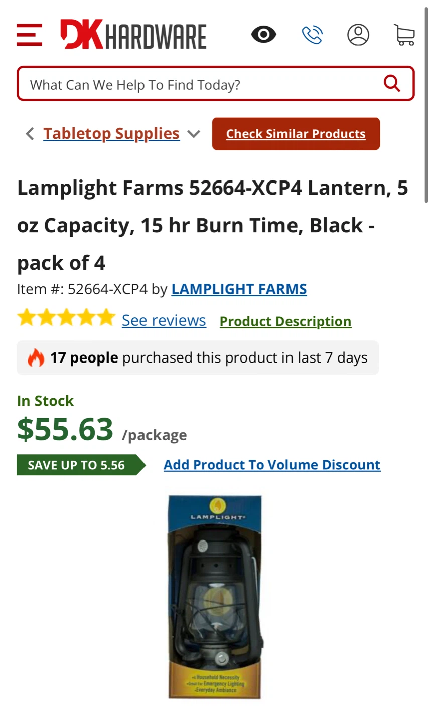 Oil lantern - camping - home Lantern, Black - photo 2