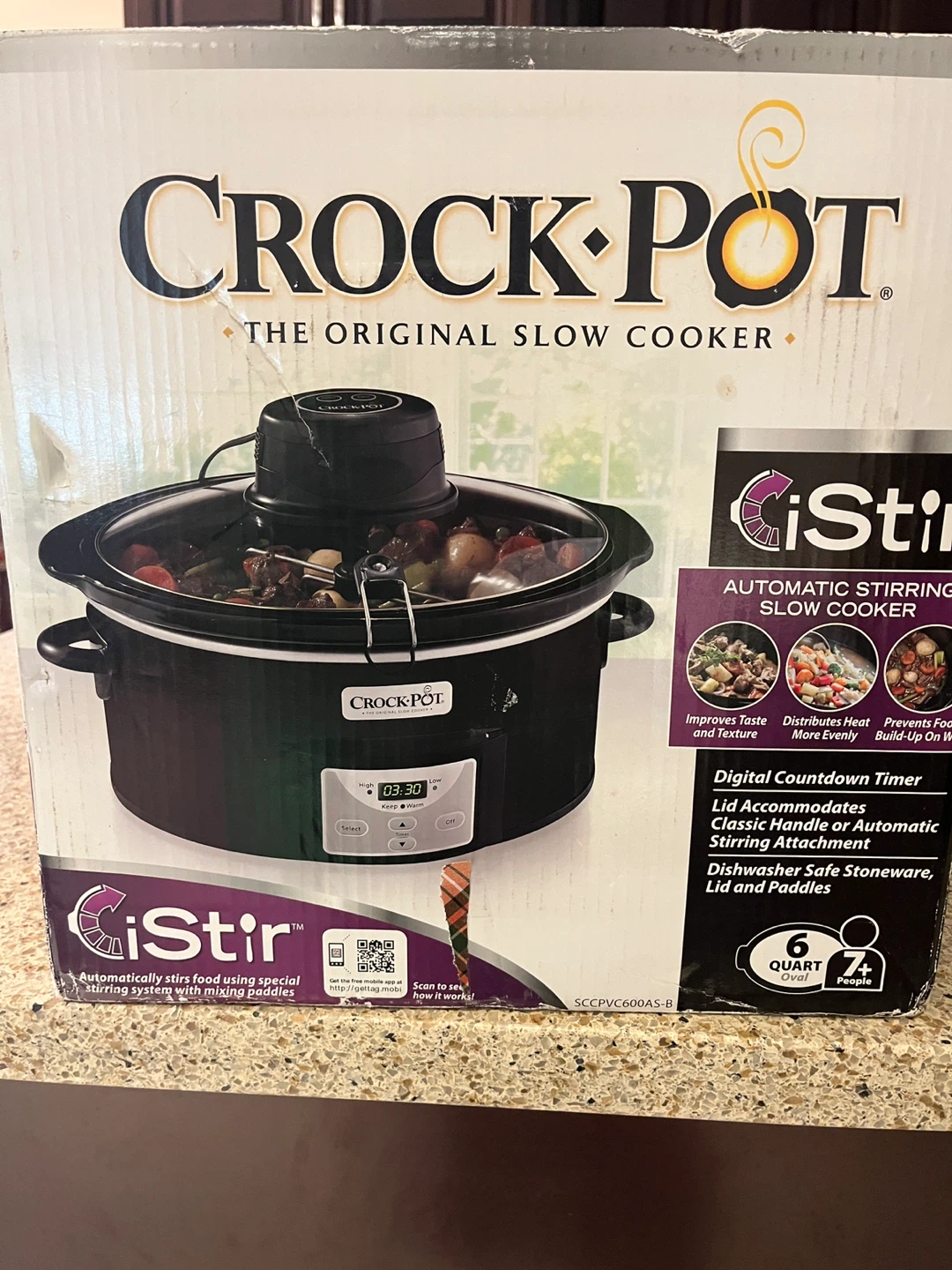 Crock-Pot 6 Quart iStir Automatic Stirring Slow Cooker - photo 2