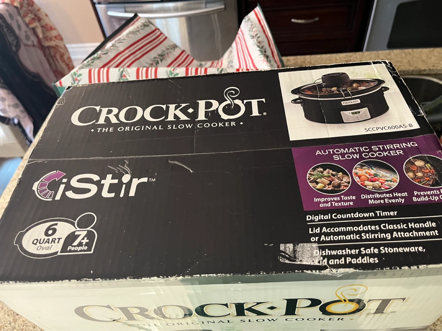 Crock-Pot 6 Quart iStir Automatic Stirring Slow Cooker