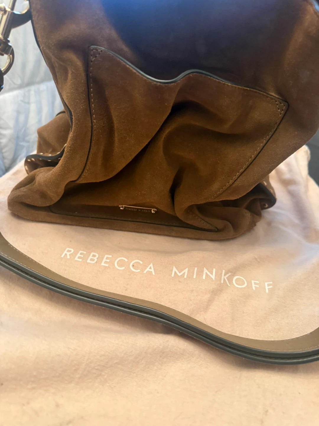 Rebecca Minkoff Brown Suede Shoulder Bag