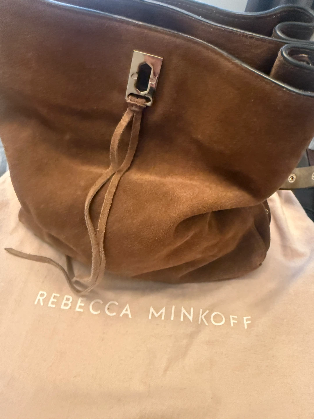 Rebecca Minkoff Brown Suede Shoulder Bag - photo 3