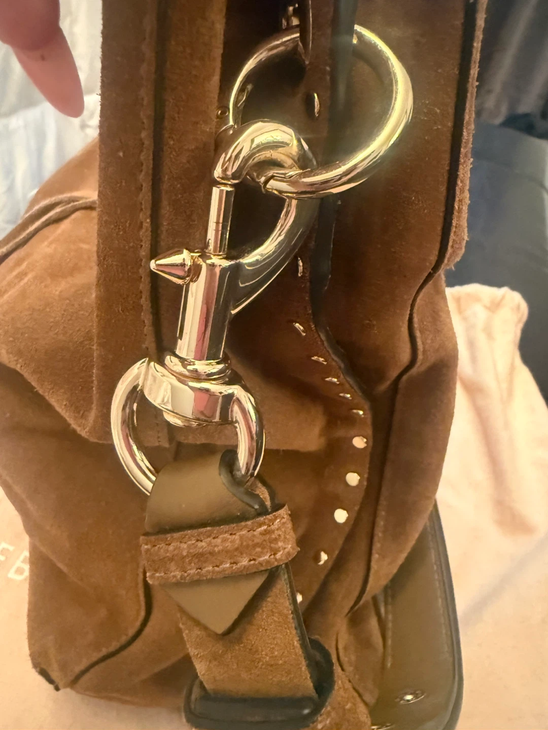 Rebecca Minkoff Brown Suede Shoulder Bag - photo 4