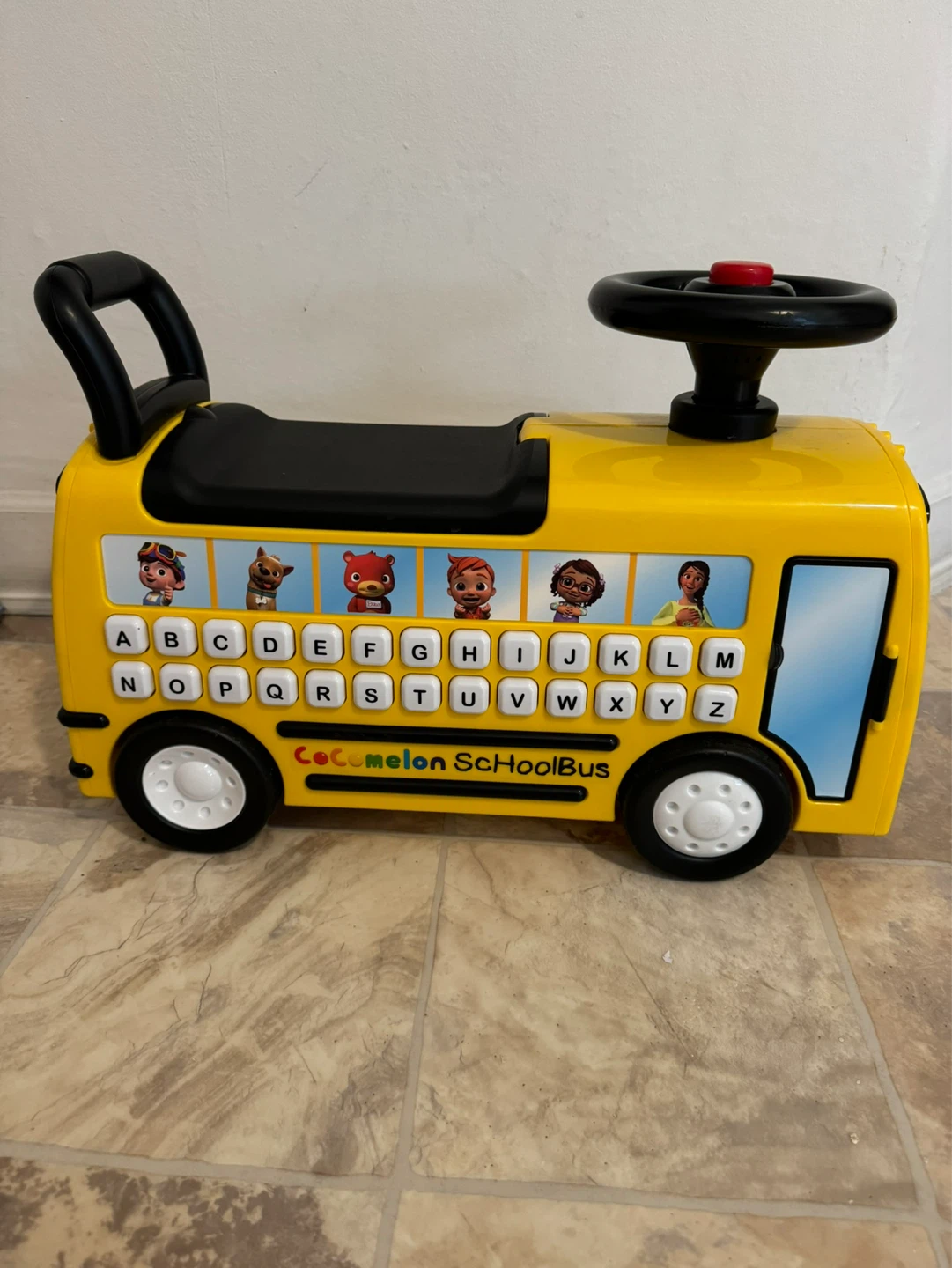 Cocomelon School Bus Ride-On Toy