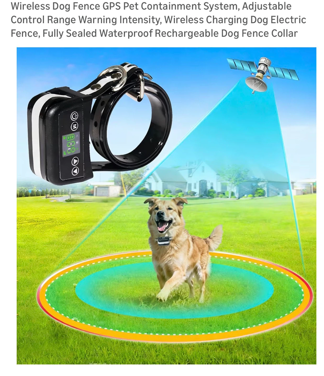 Wireless Dog Fence Containment System Collar D3G