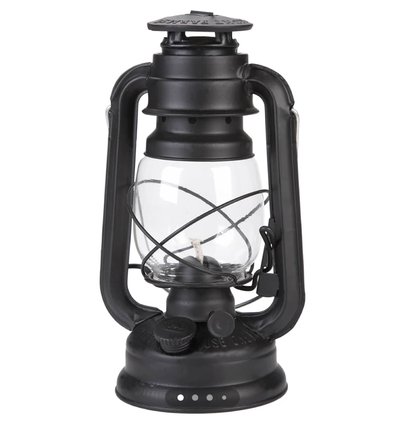 Oil lantern - camping - home Lantern, Black - photo 3
