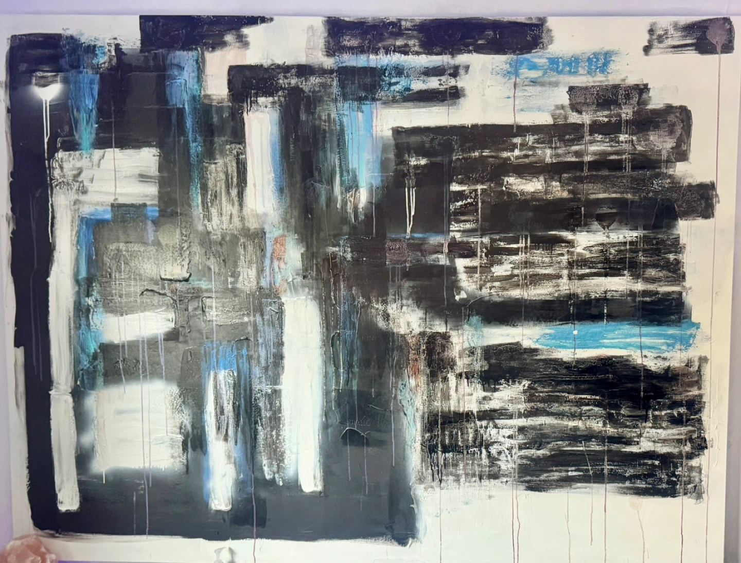 Abstract Mixed Media Wall Art