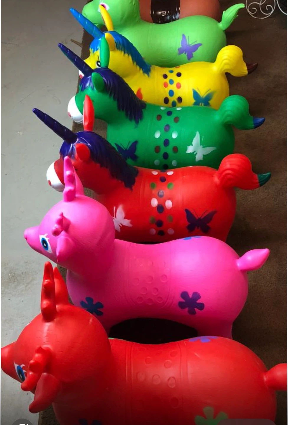 Inflatable Ride-On Unicorn Toys